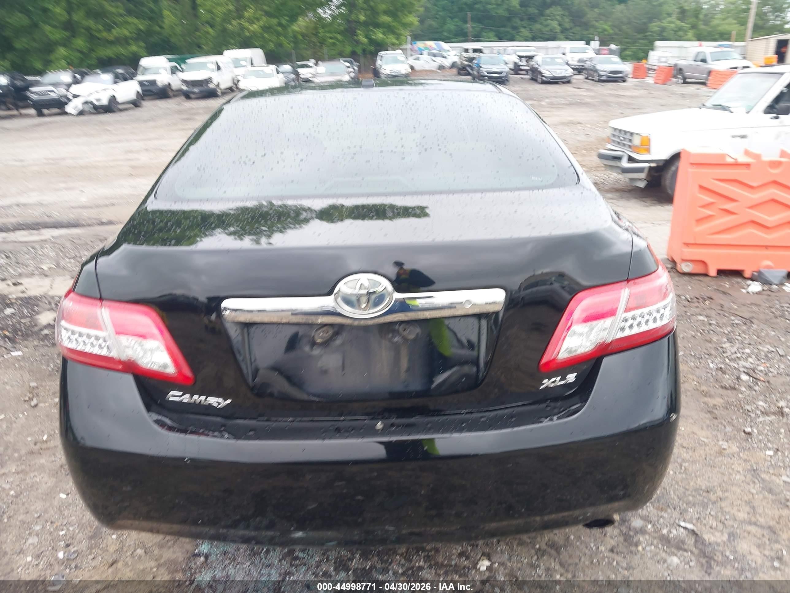 2011 Toyota Camry Xle Черный vin: 4T1BF3EK6BU197105