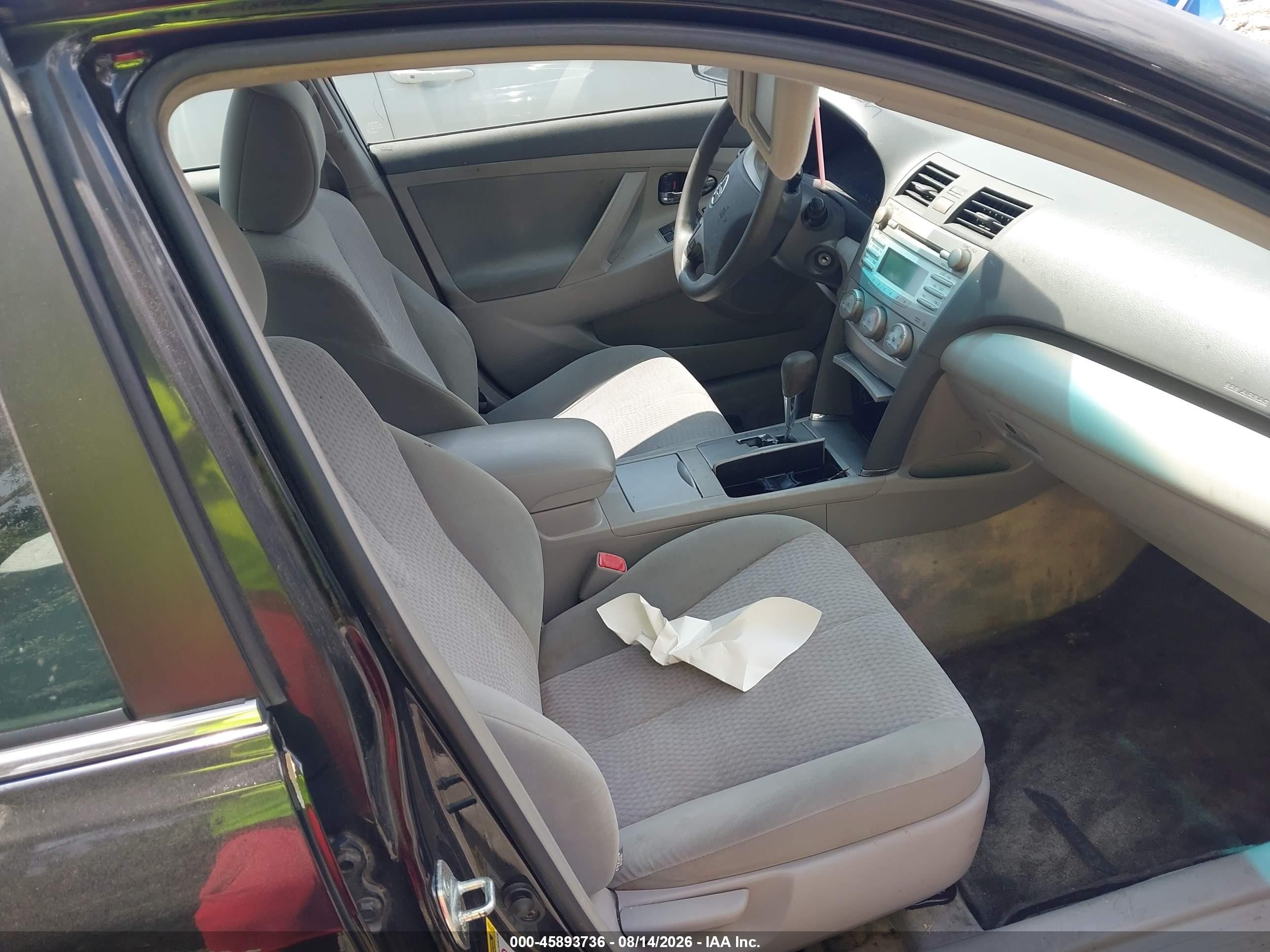 2011 Toyota Camry Le Black vin: 4T1BF3EK6BU208278