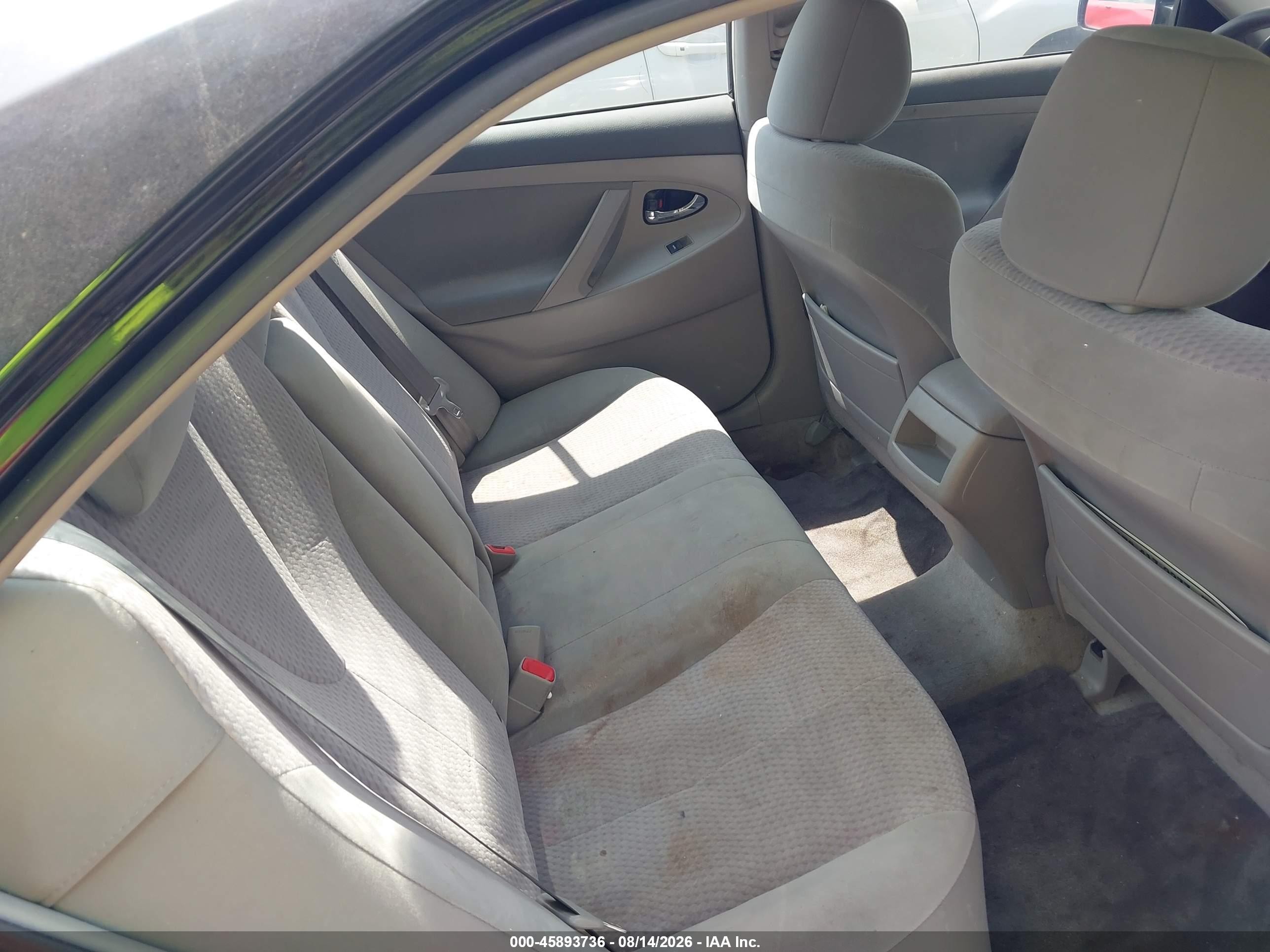 2011 Toyota Camry Le Black vin: 4T1BF3EK6BU208278