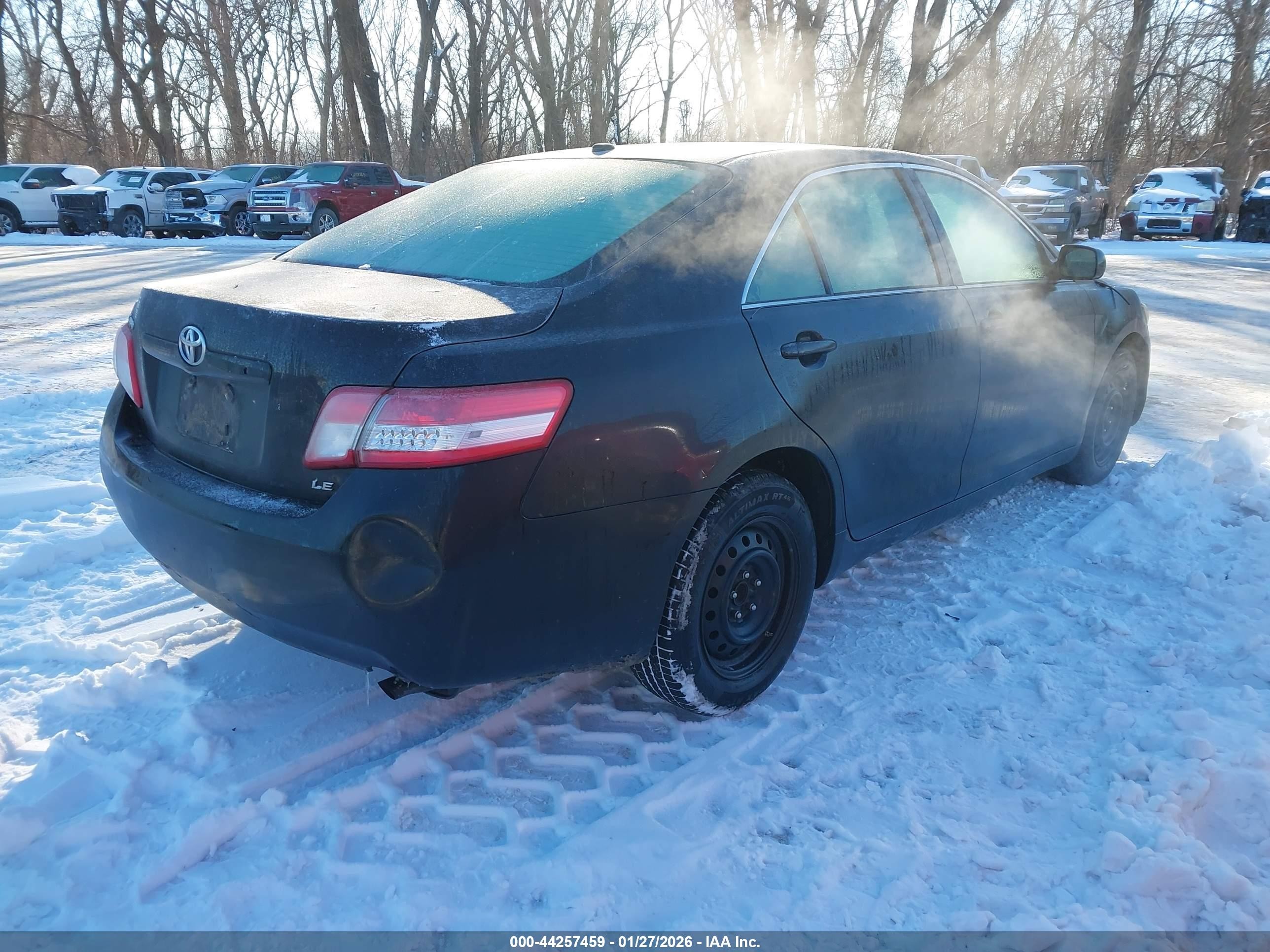 2011 Toyota Camry Le Black vin: 4T1BF3EK6BU210239