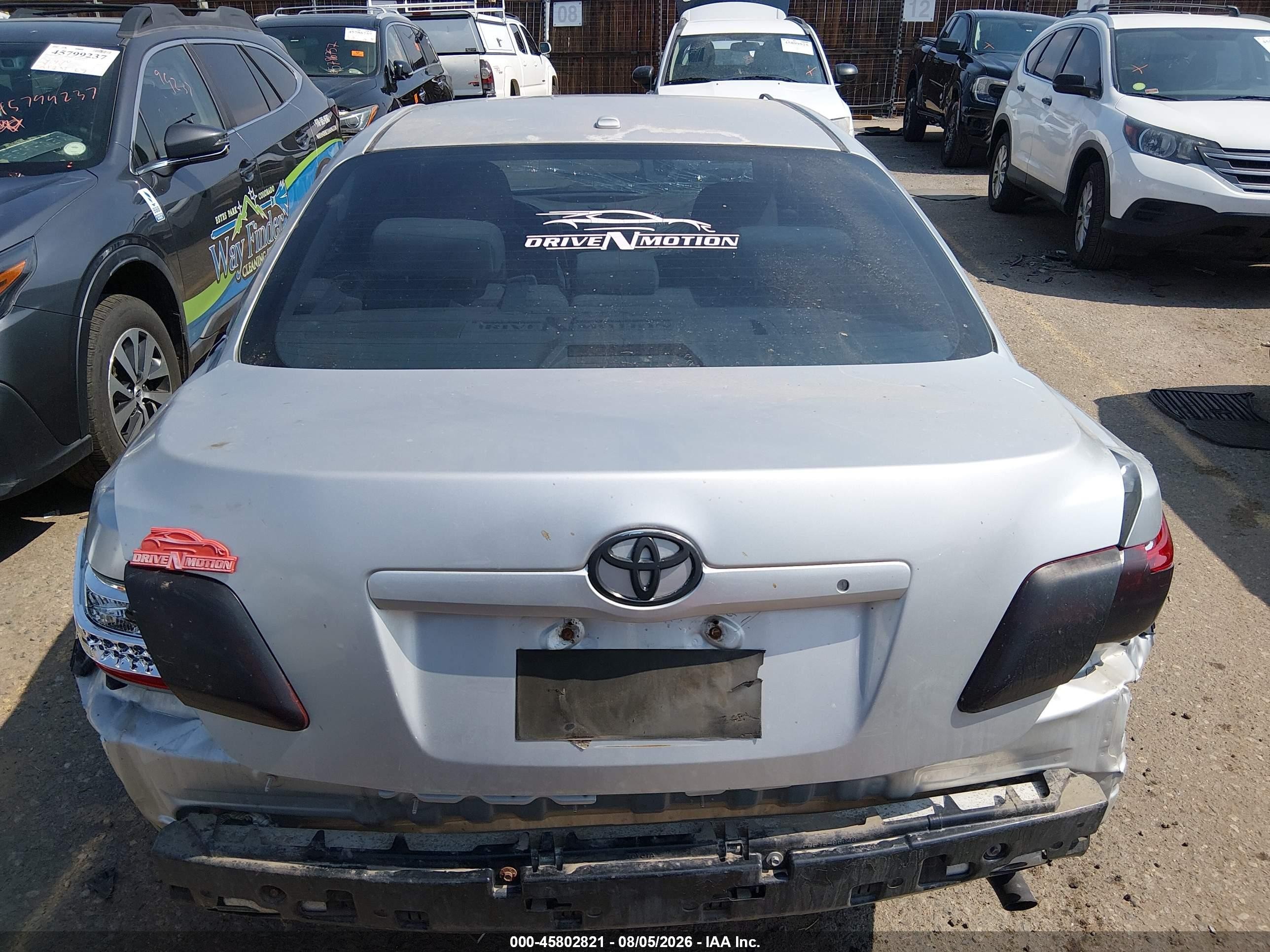 2011 Toyota Camry Le Gray vin: 4T1BF3EK6BU211195