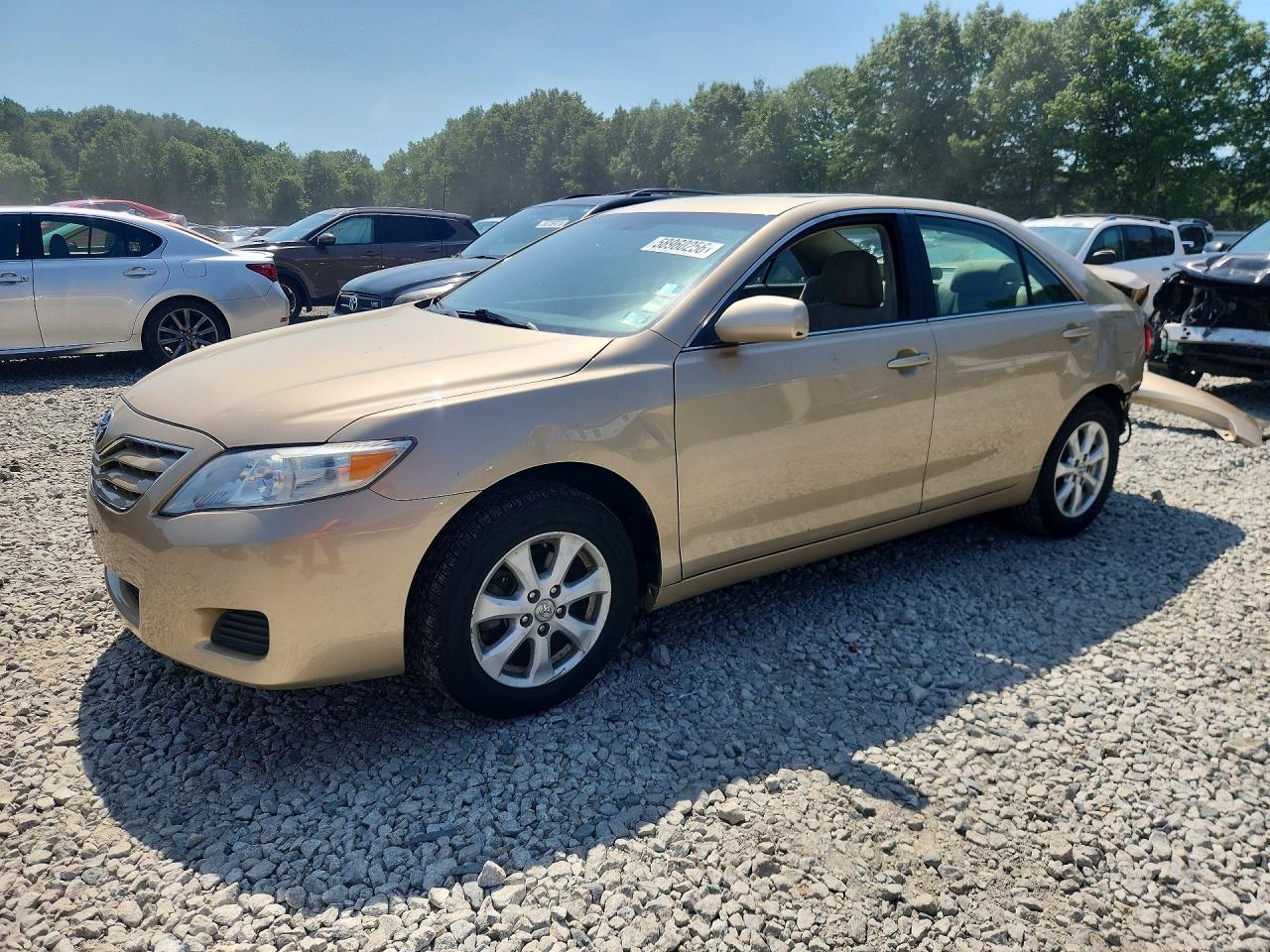 2011 Toyota Camry Le Желто-коричневый vin: 4T1BF3EK6BU216106
