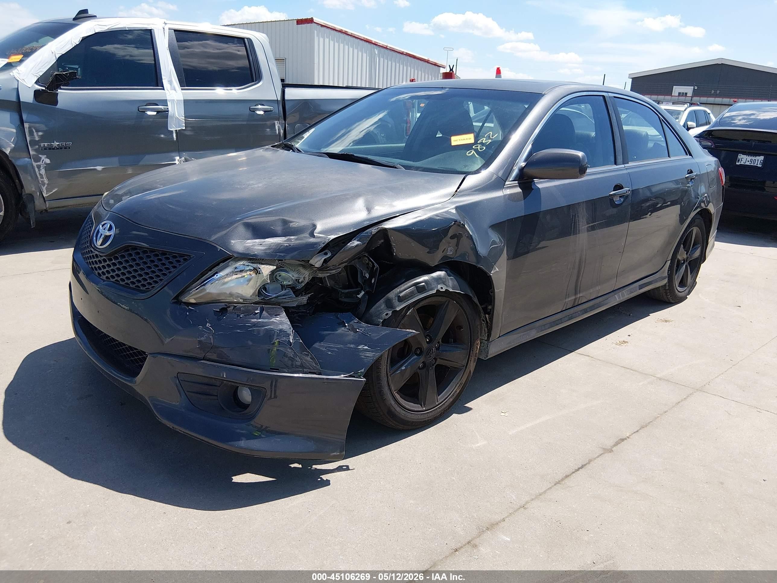 2011 Toyota Camry Se Gray vin: 4T1BF3EK6BU219832