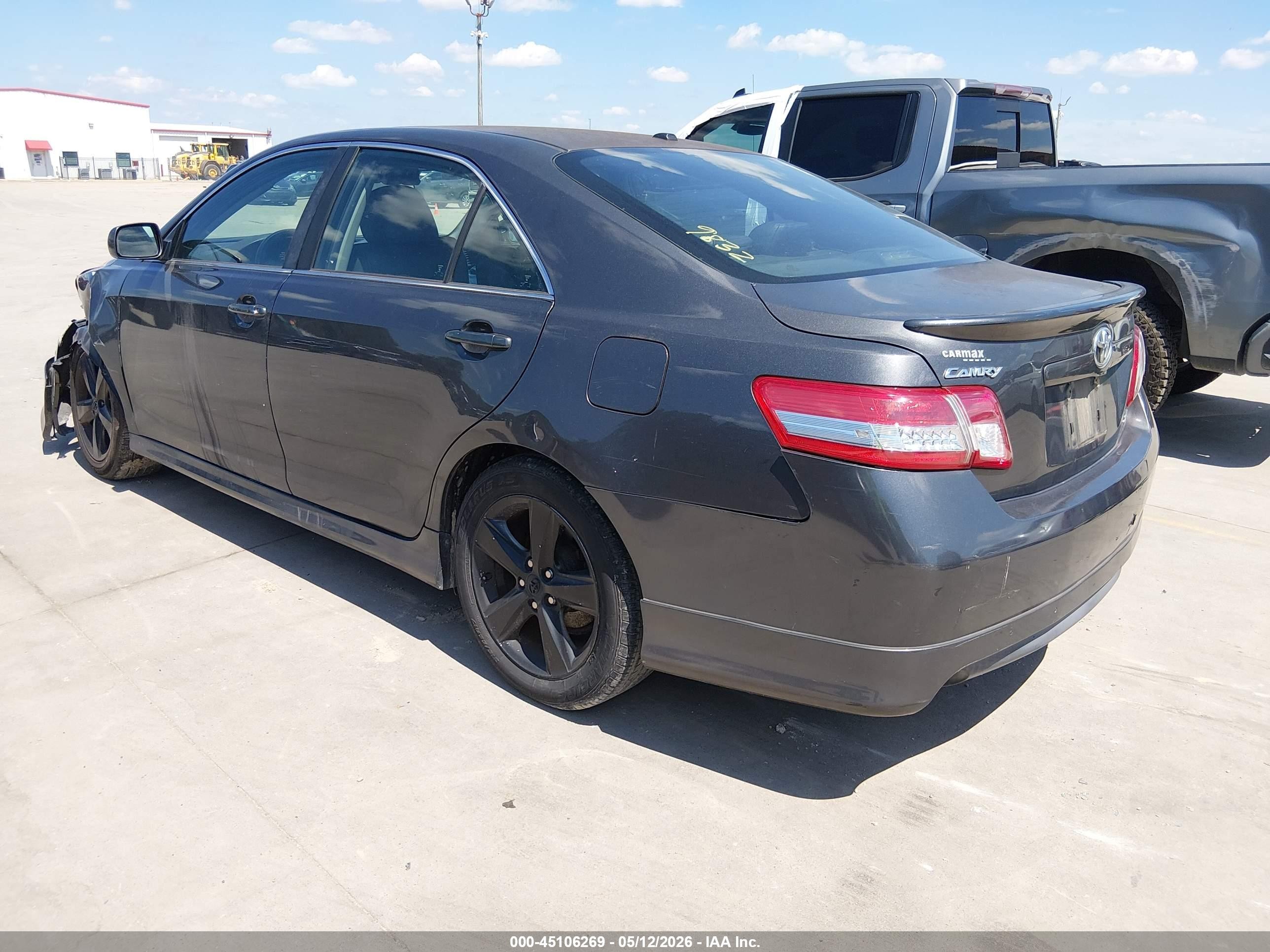 2011 Toyota Camry Se Gray vin: 4T1BF3EK6BU219832