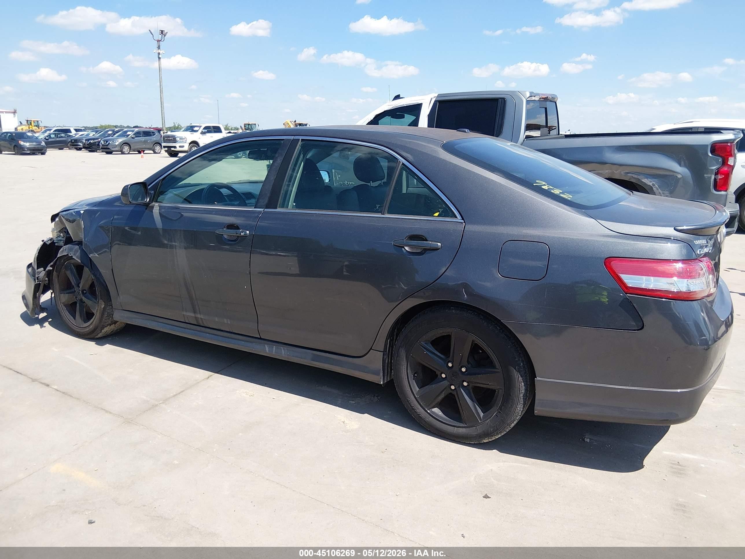 2011 Toyota Camry Se Gray vin: 4T1BF3EK6BU219832