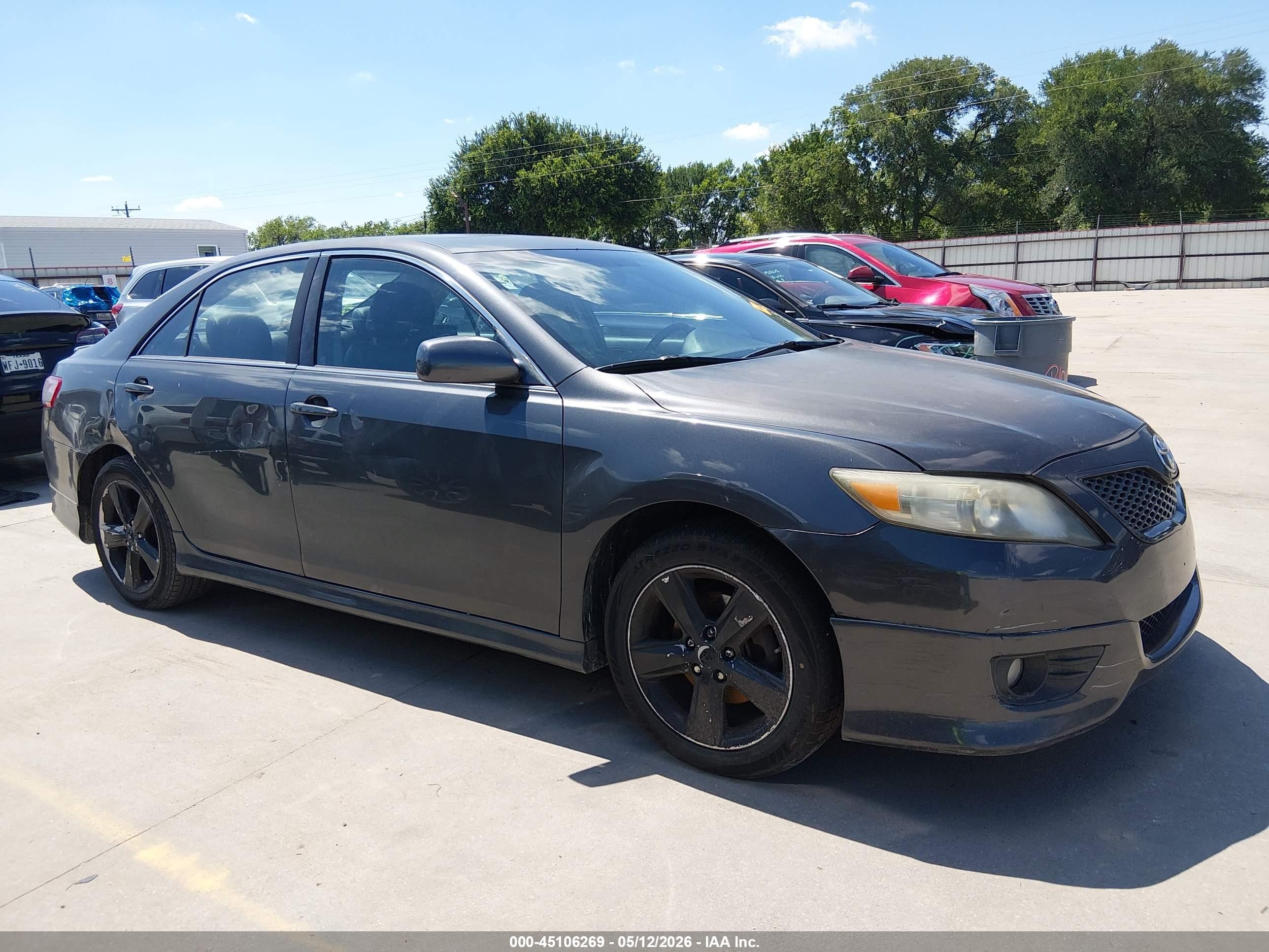 2011 Toyota Camry Se Gray vin: 4T1BF3EK6BU219832