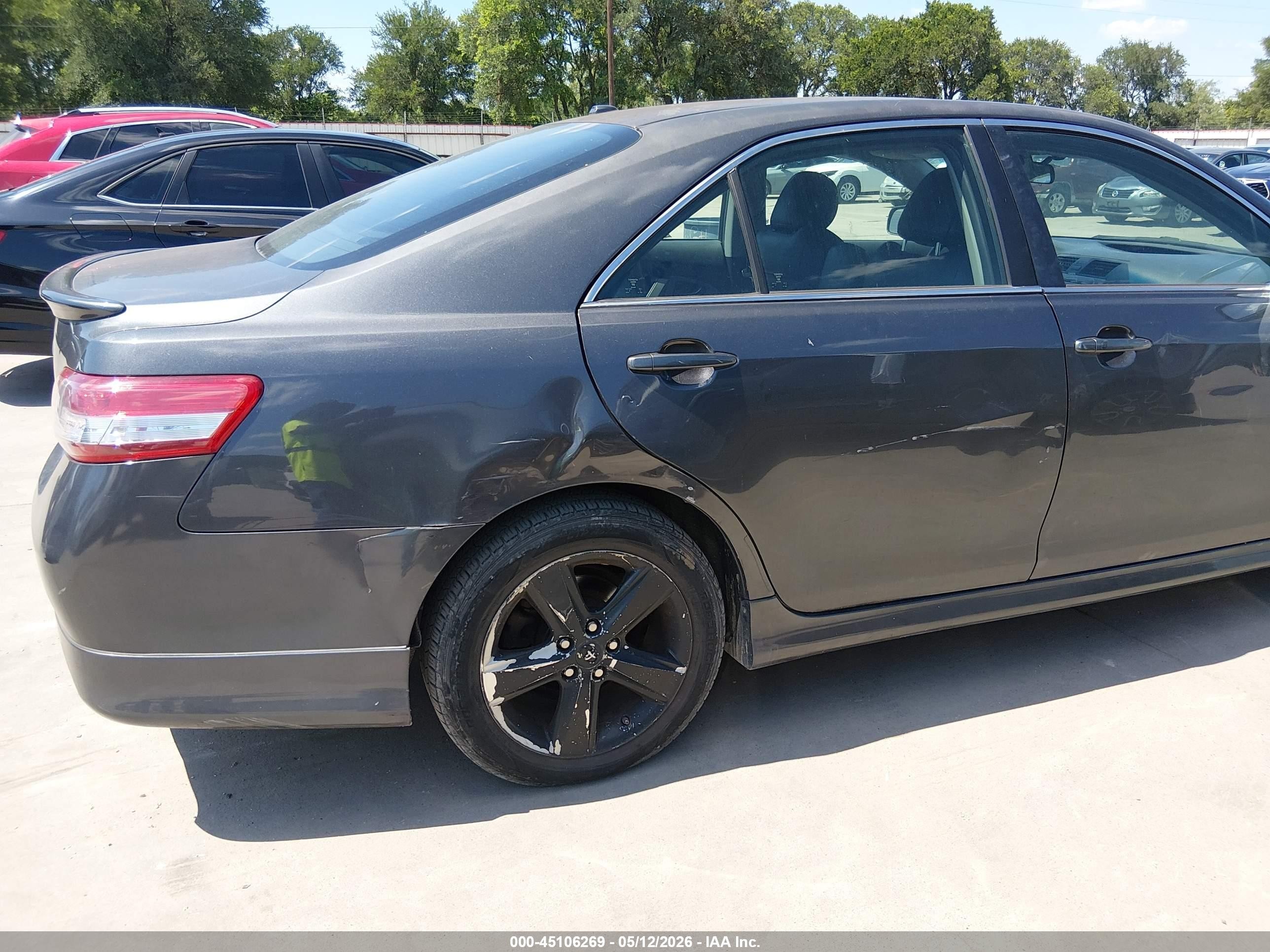 2011 Toyota Camry Se Gray vin: 4T1BF3EK6BU219832
