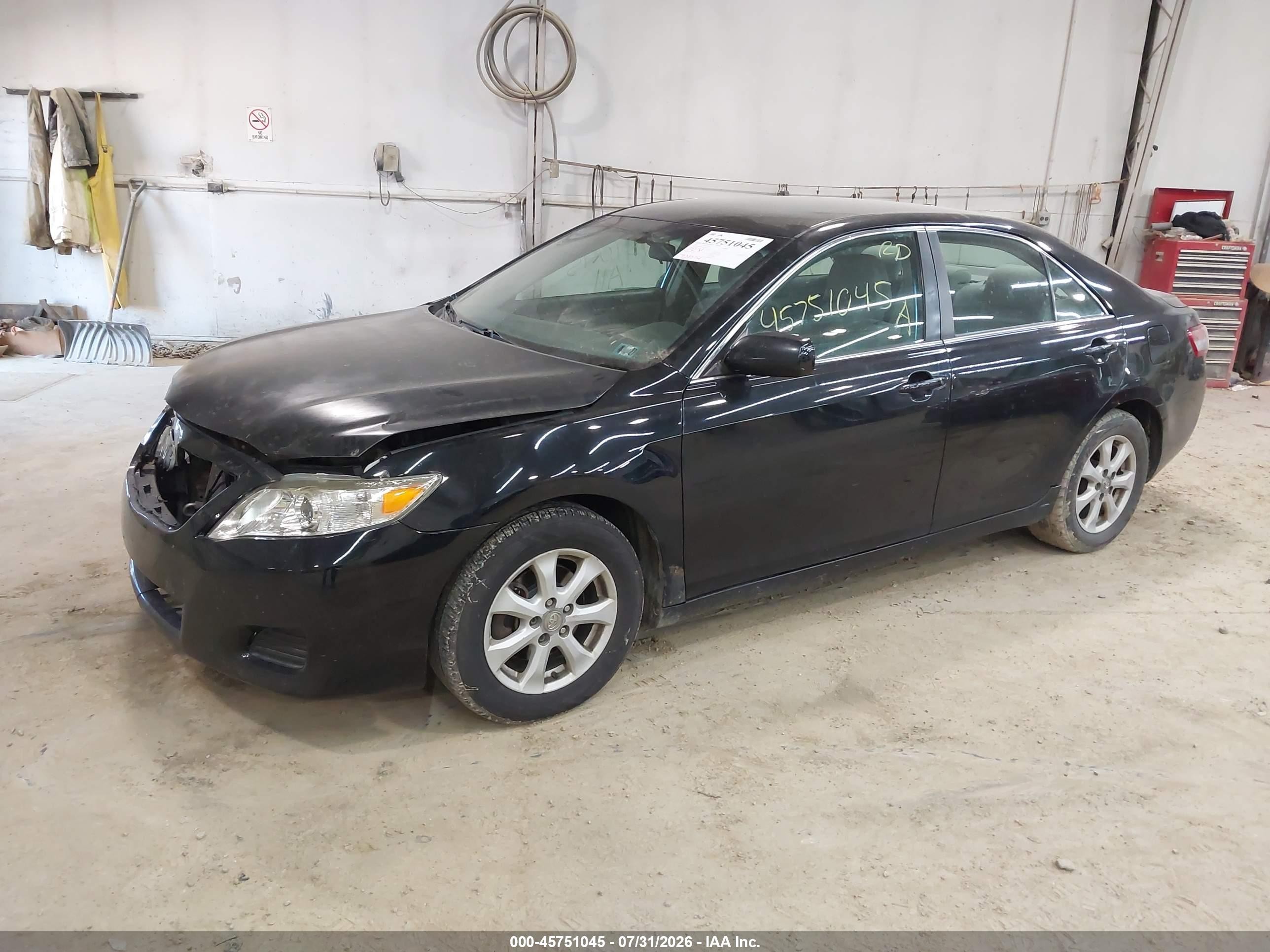 2011 Toyota Camry Le Black vin: 4T1BF3EK6BU228272