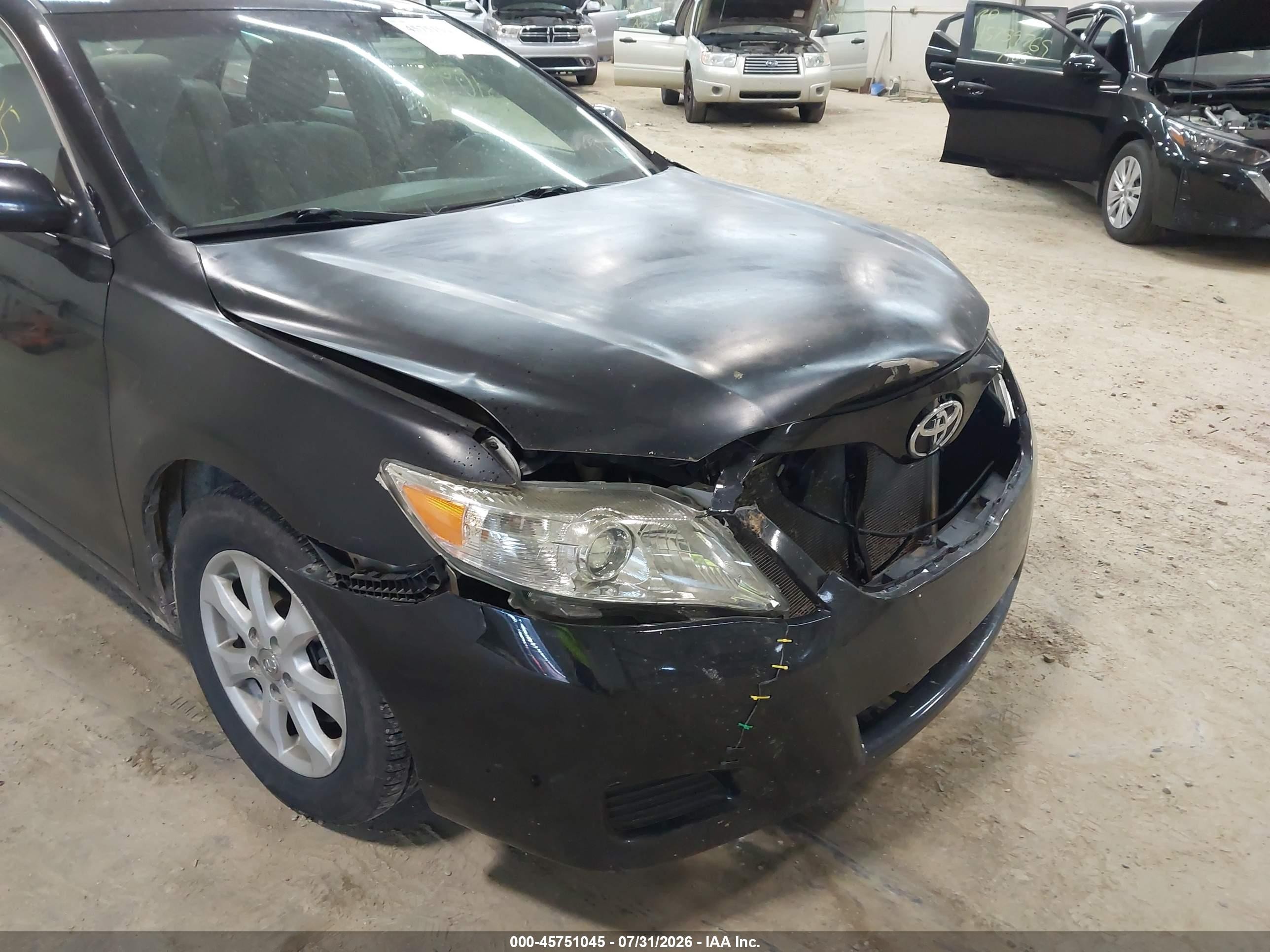 2011 Toyota Camry Le Black vin: 4T1BF3EK6BU228272