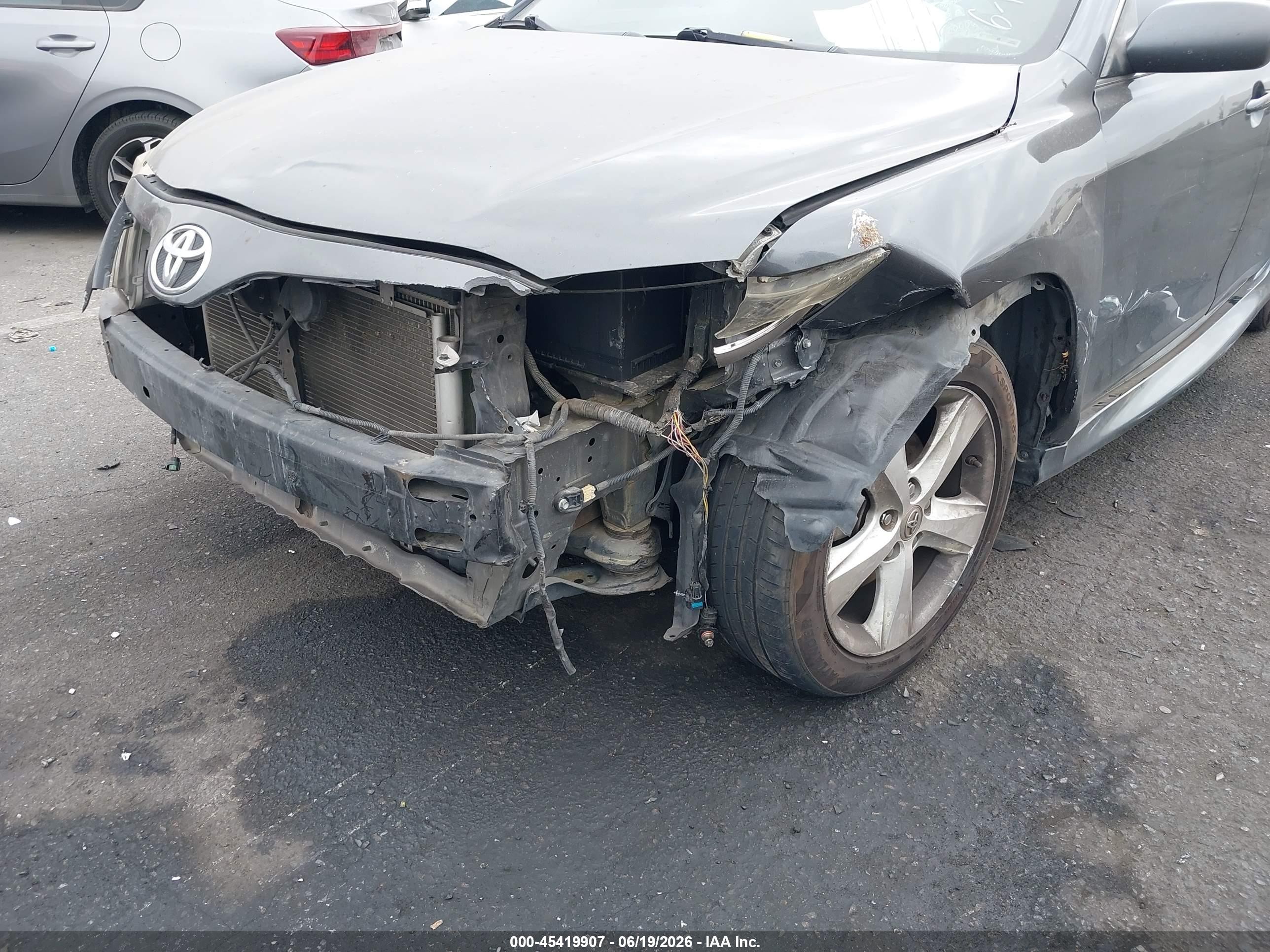 2011 Toyota Camry Se Gray vin: 4T1BF3EK6BU232211