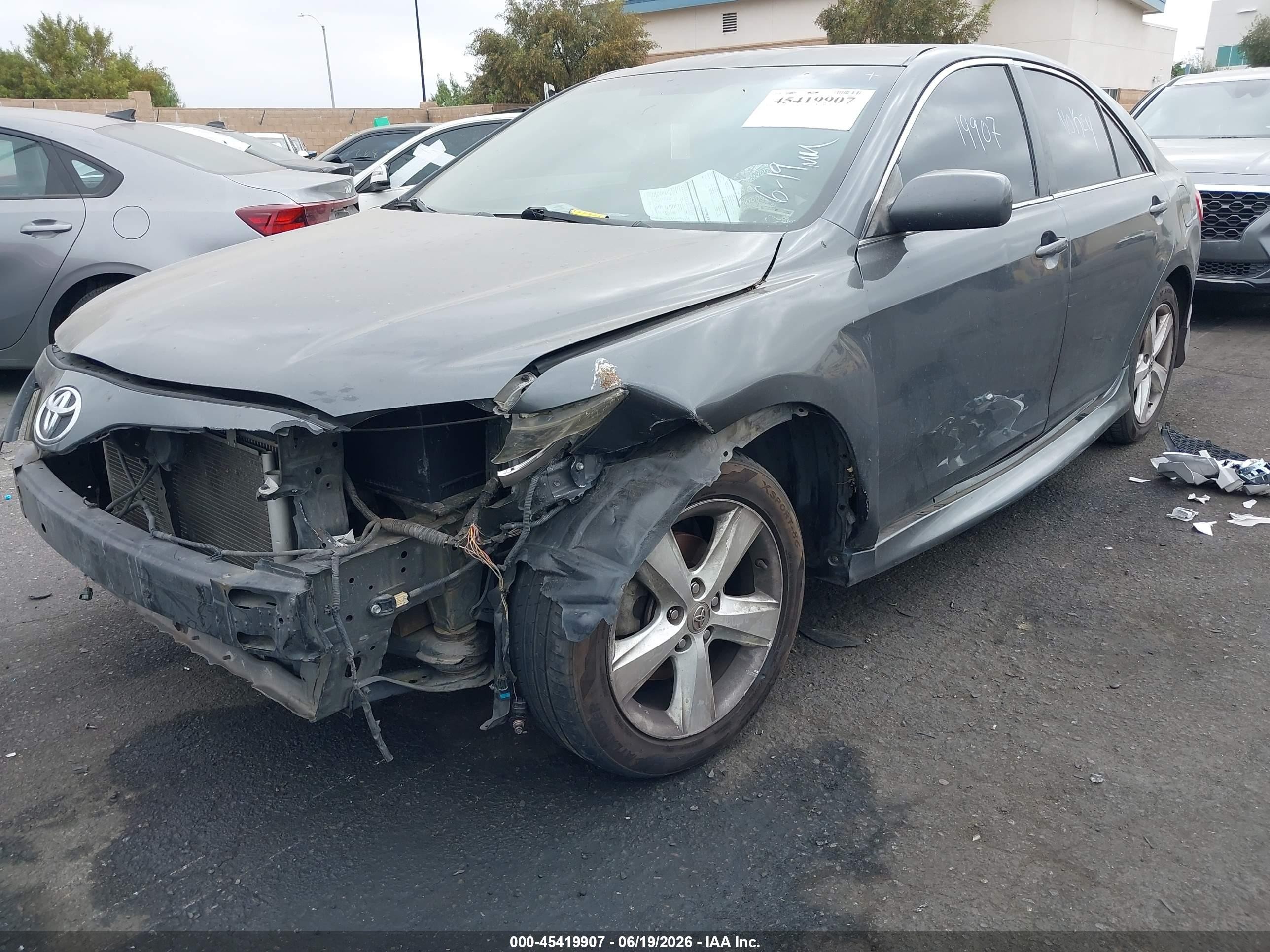 2011 Toyota Camry Se Gray vin: 4T1BF3EK6BU232211