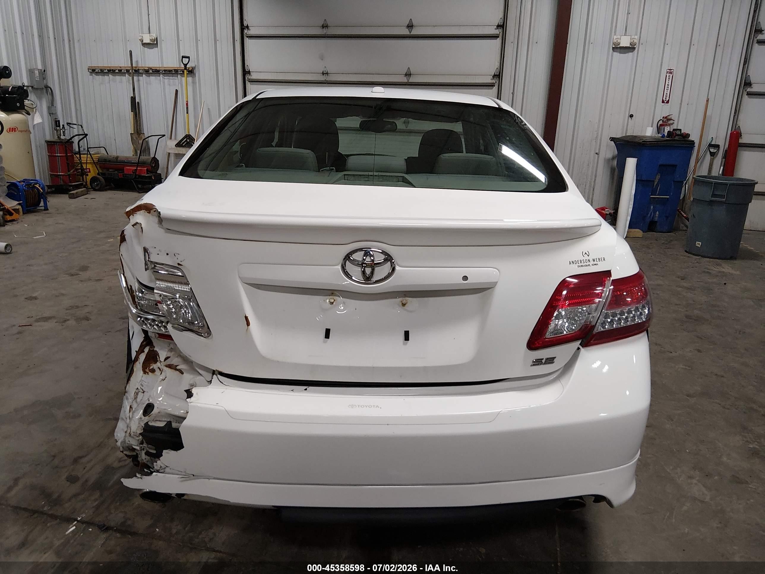 2011 Toyota Camry Se Белый vin: 4T1BF3EK6BU581319