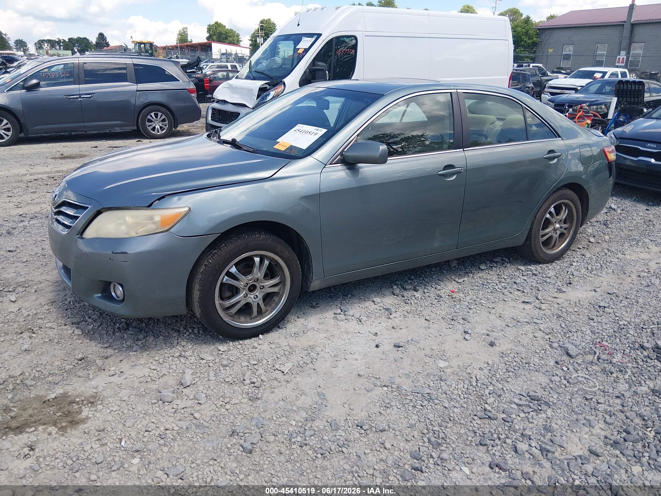 2011 Toyota Camry Xle Blue vin: 4T1BF3EK6BU585547