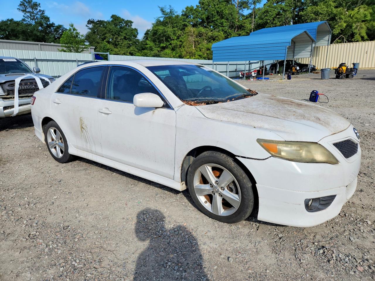 2011 Toyota Camry Se White vin: 4T1BF3EK6BU589386