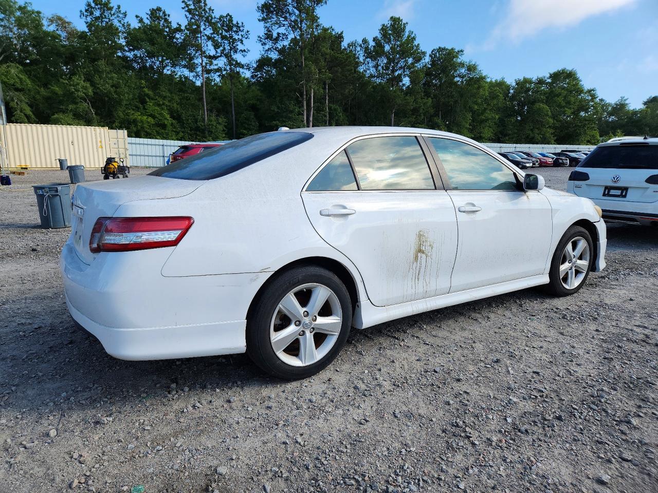 2011 Toyota Camry Se White vin: 4T1BF3EK6BU589386