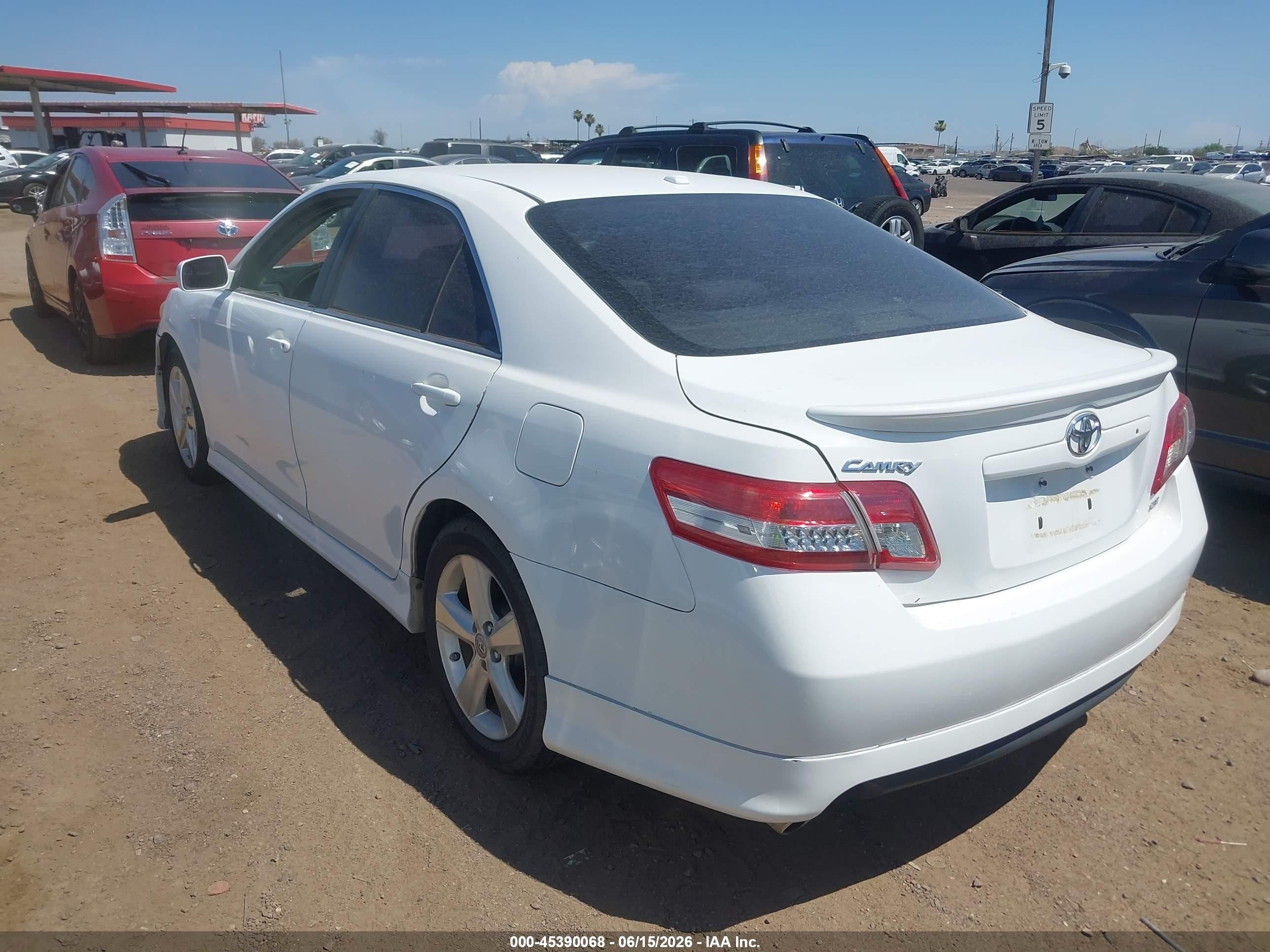2011 Toyota Camry Se White vin: 4T1BF3EK6BU590831