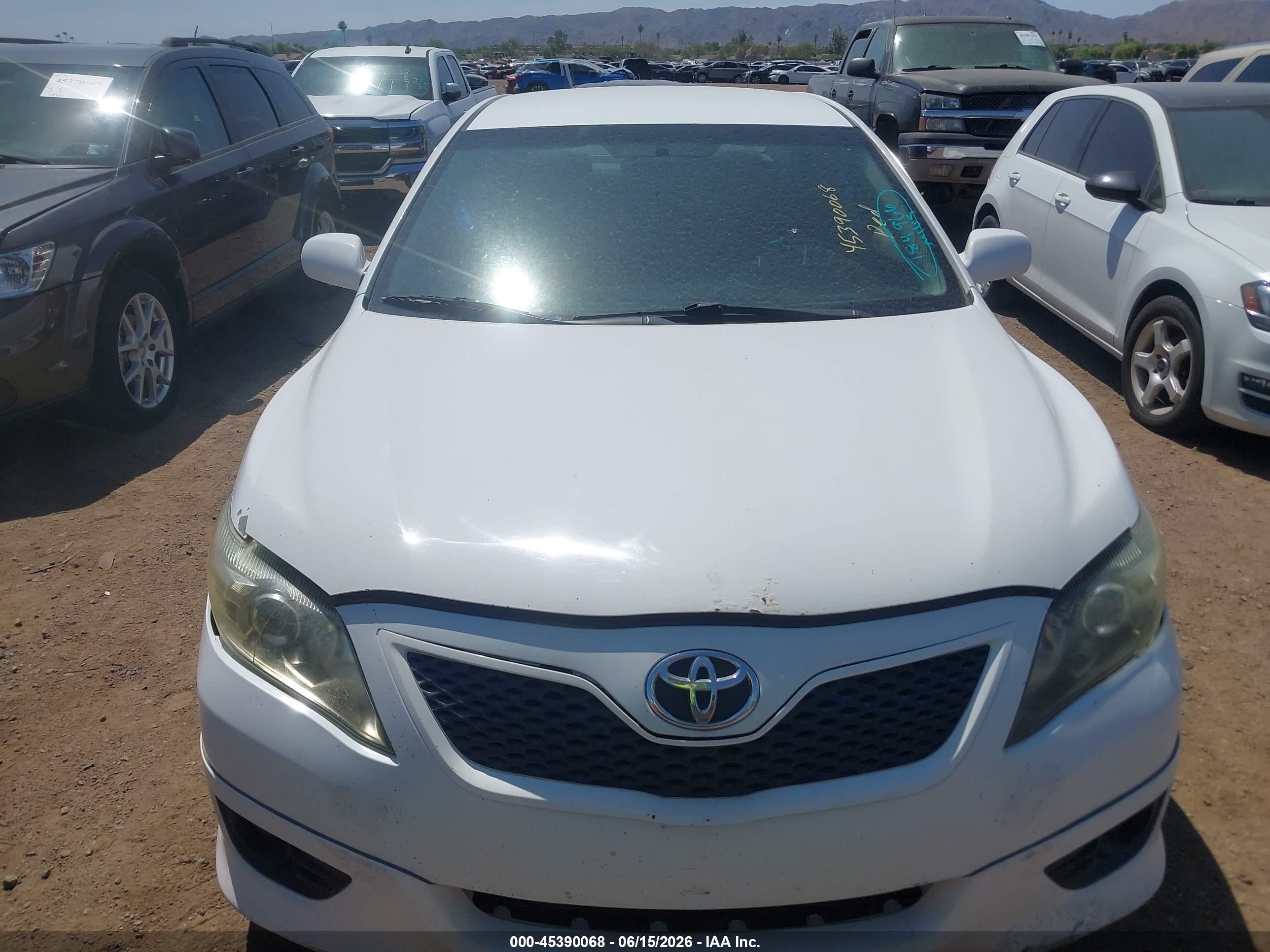 2011 Toyota Camry Se White vin: 4T1BF3EK6BU590831