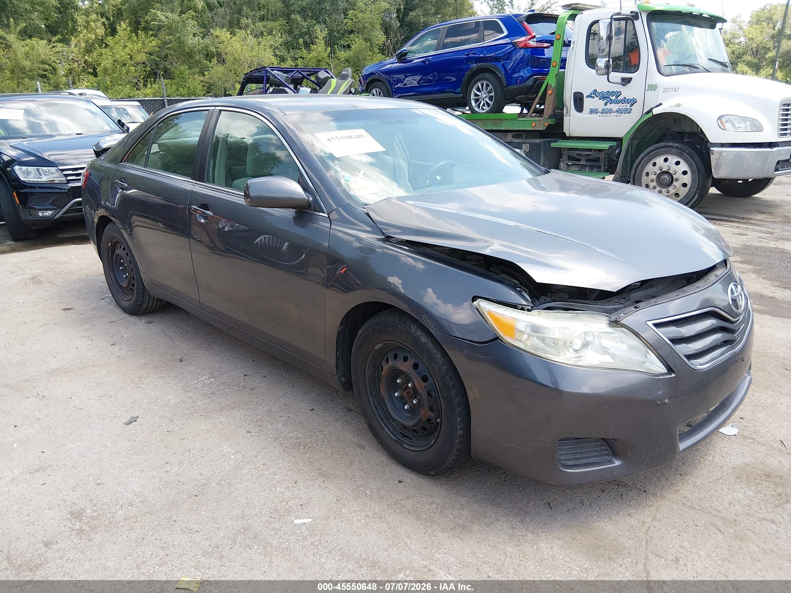 2011 Toyota Camry Le Серый vin: 4T1BF3EK6BU612486