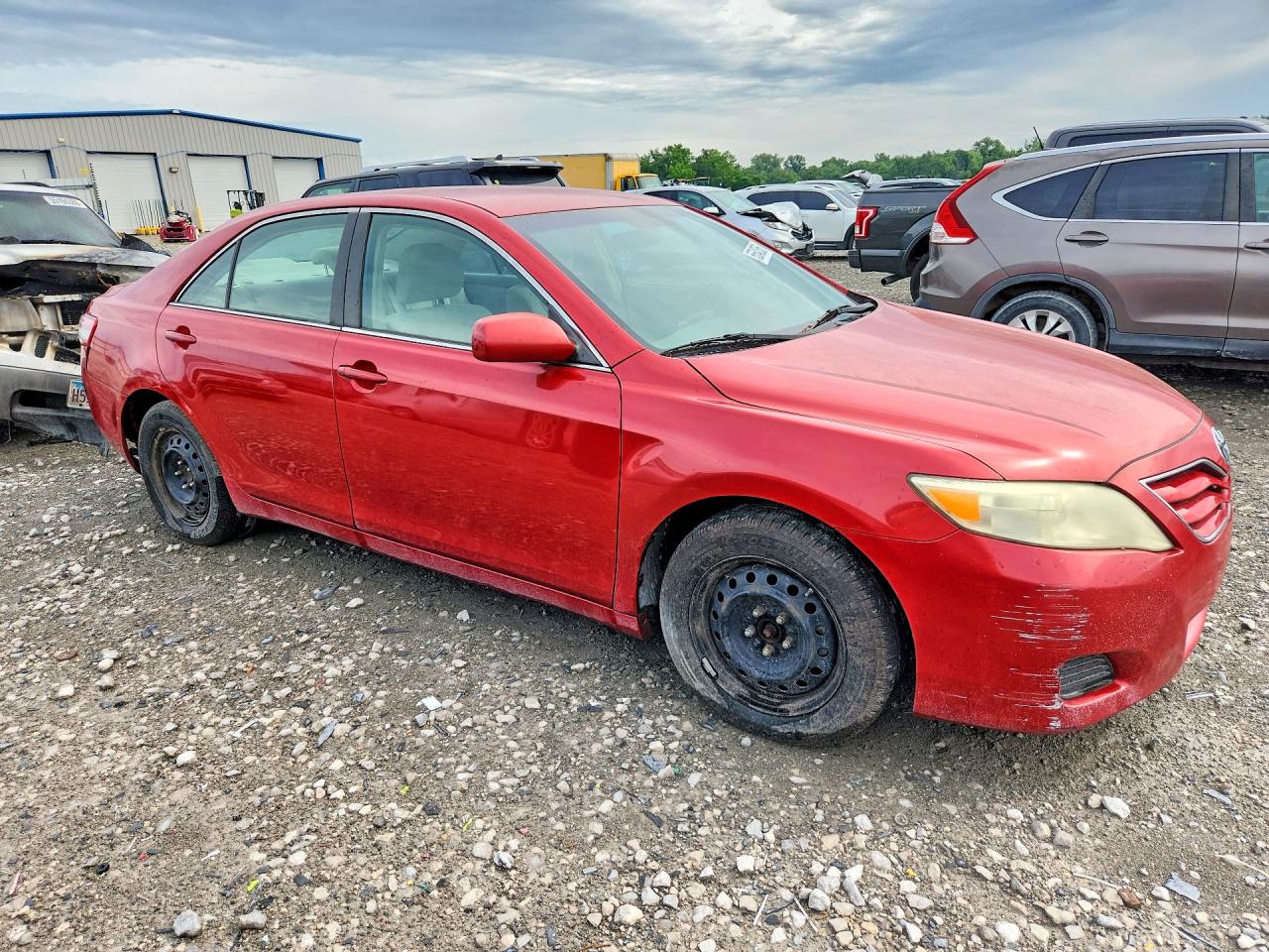 2011 Toyota Camry Le Red vin: 4T1BF3EK6BU616392