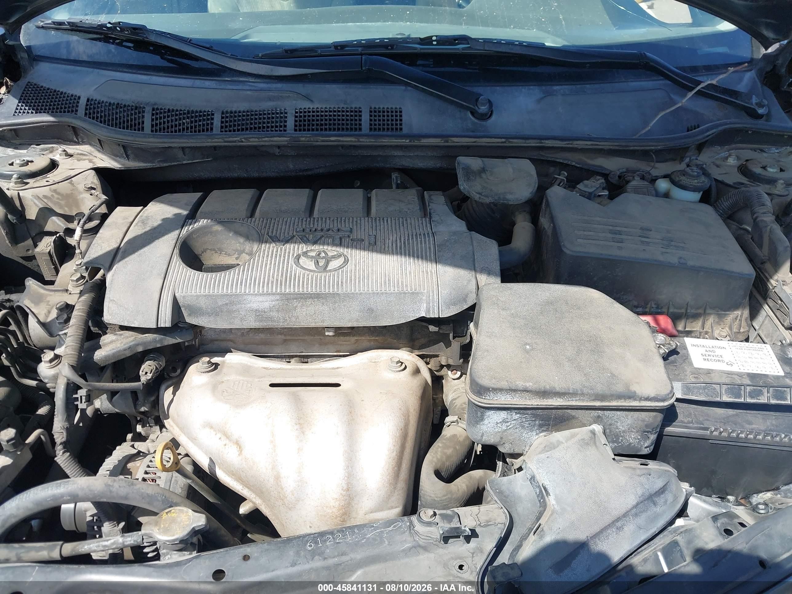 2011 Toyota Camry Le Gray vin: 4T1BF3EK6BU622418