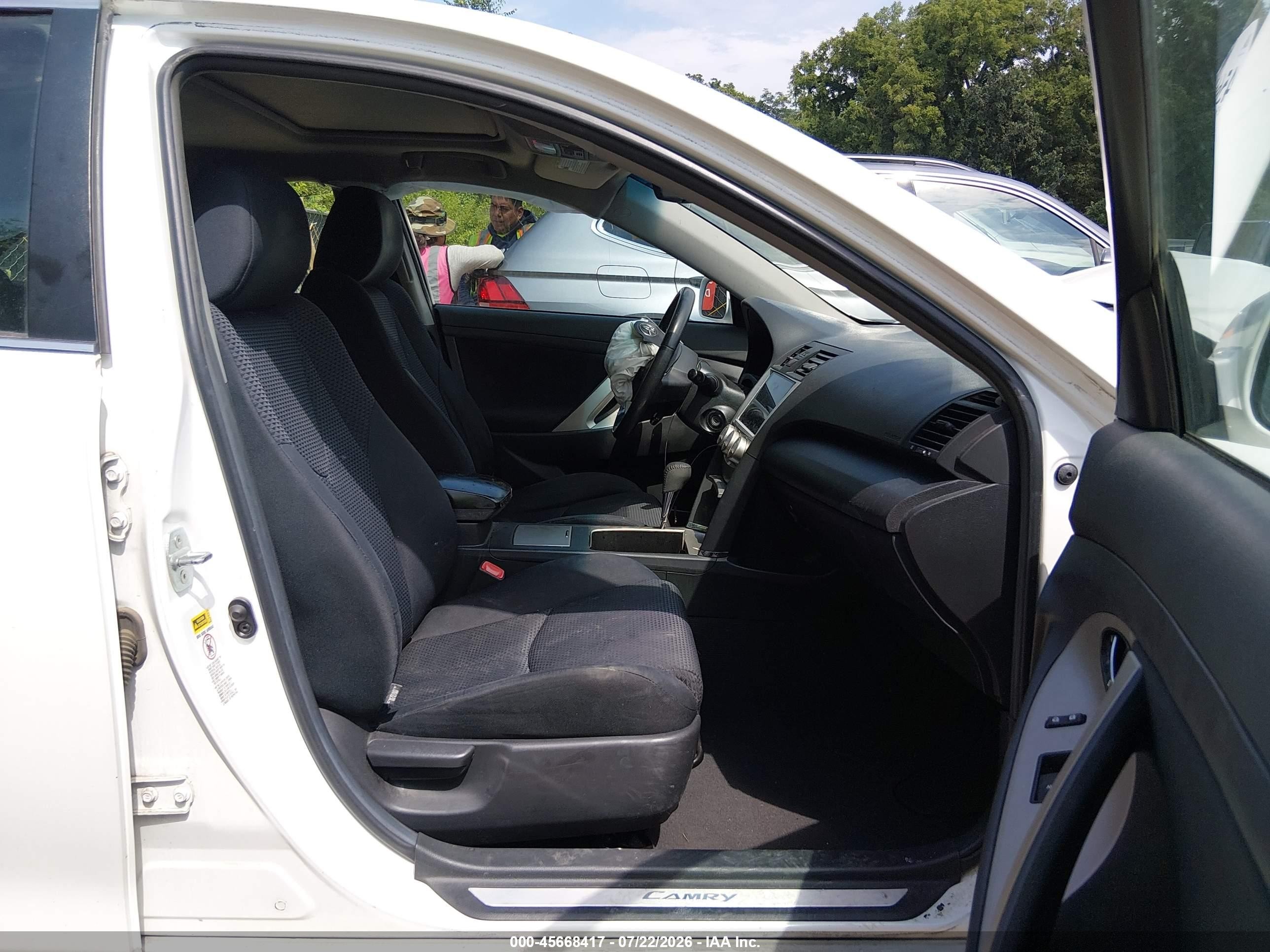 2011 Toyota Camry Se White vin: 4T1BF3EK6BU649845