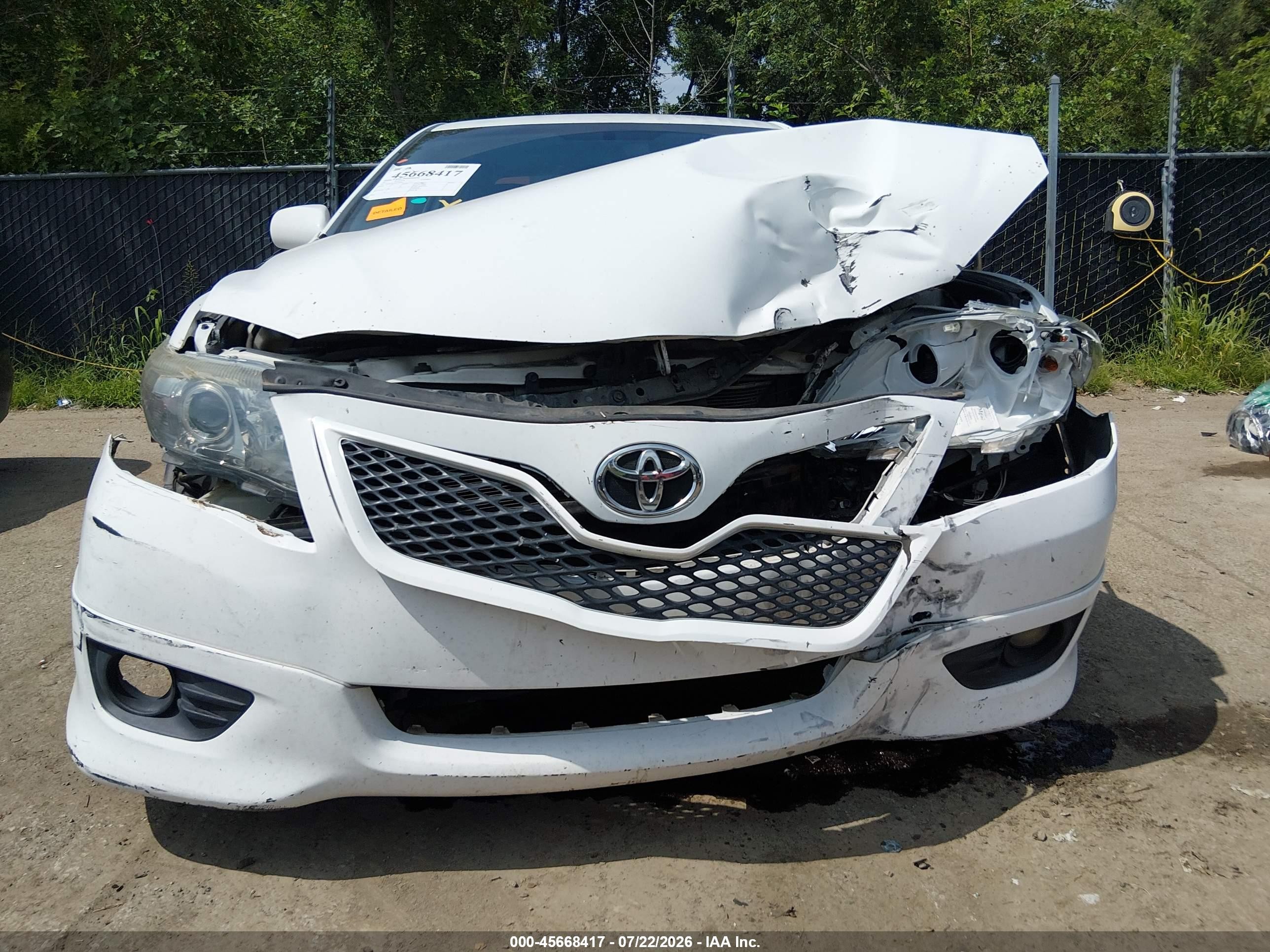 2011 Toyota Camry Se White vin: 4T1BF3EK6BU649845