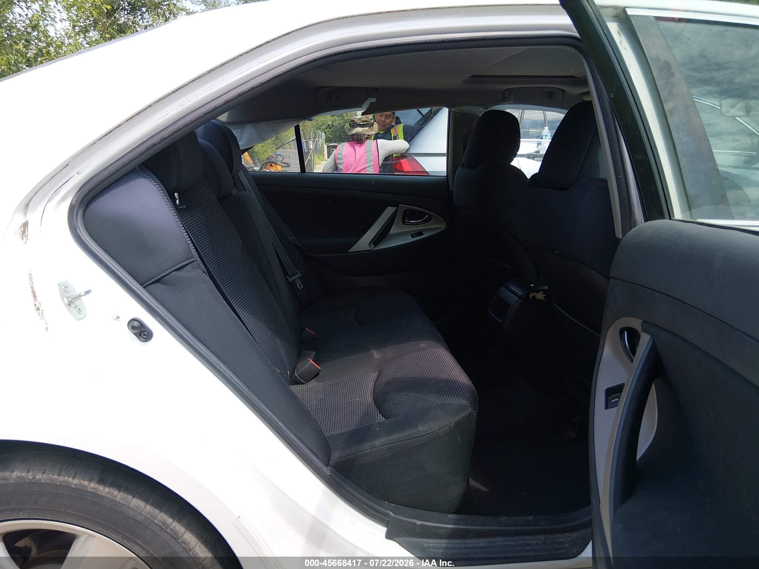 2011 Toyota Camry Se White vin: 4T1BF3EK6BU649845