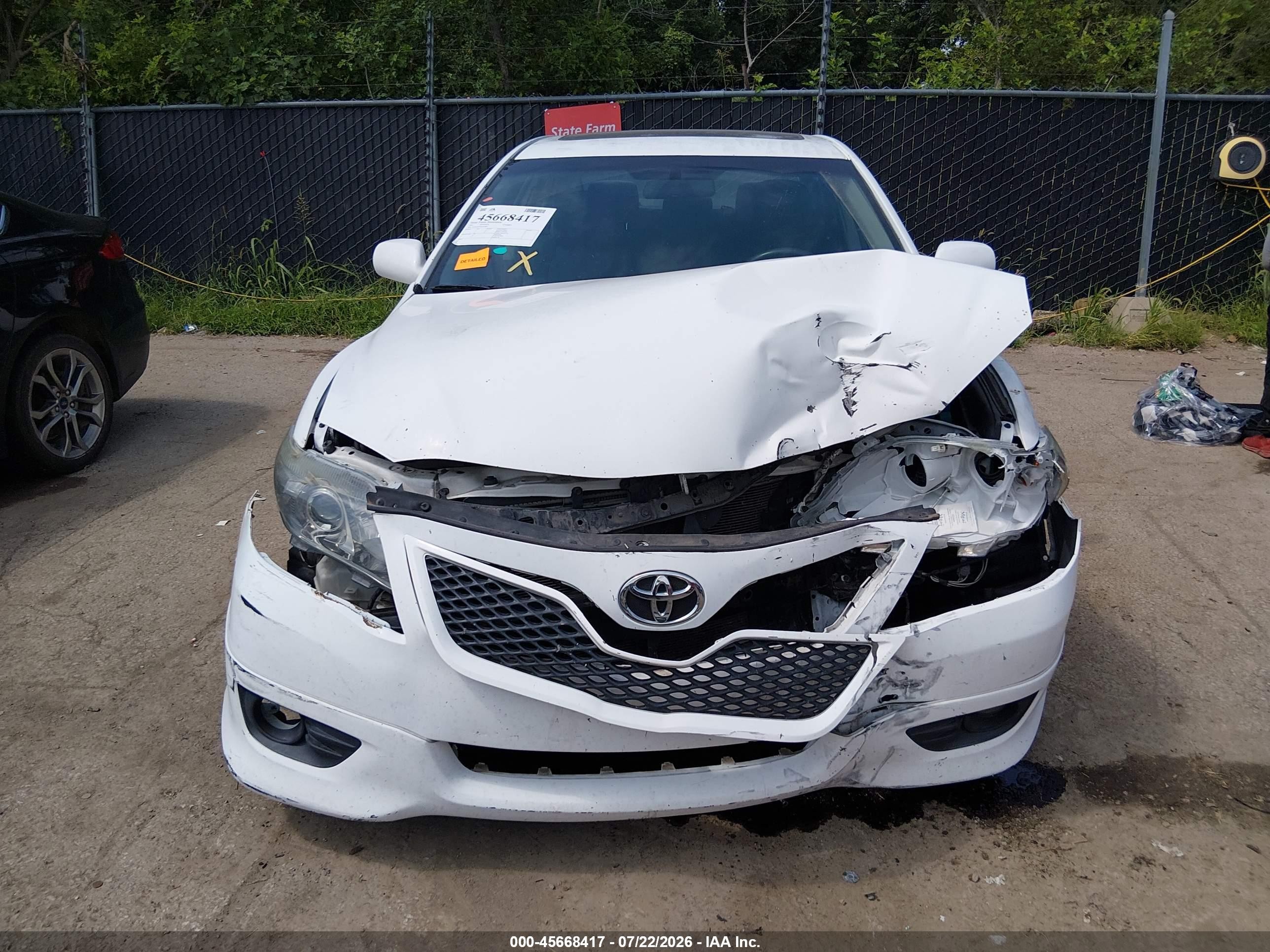 2011 Toyota Camry Se White vin: 4T1BF3EK6BU649845