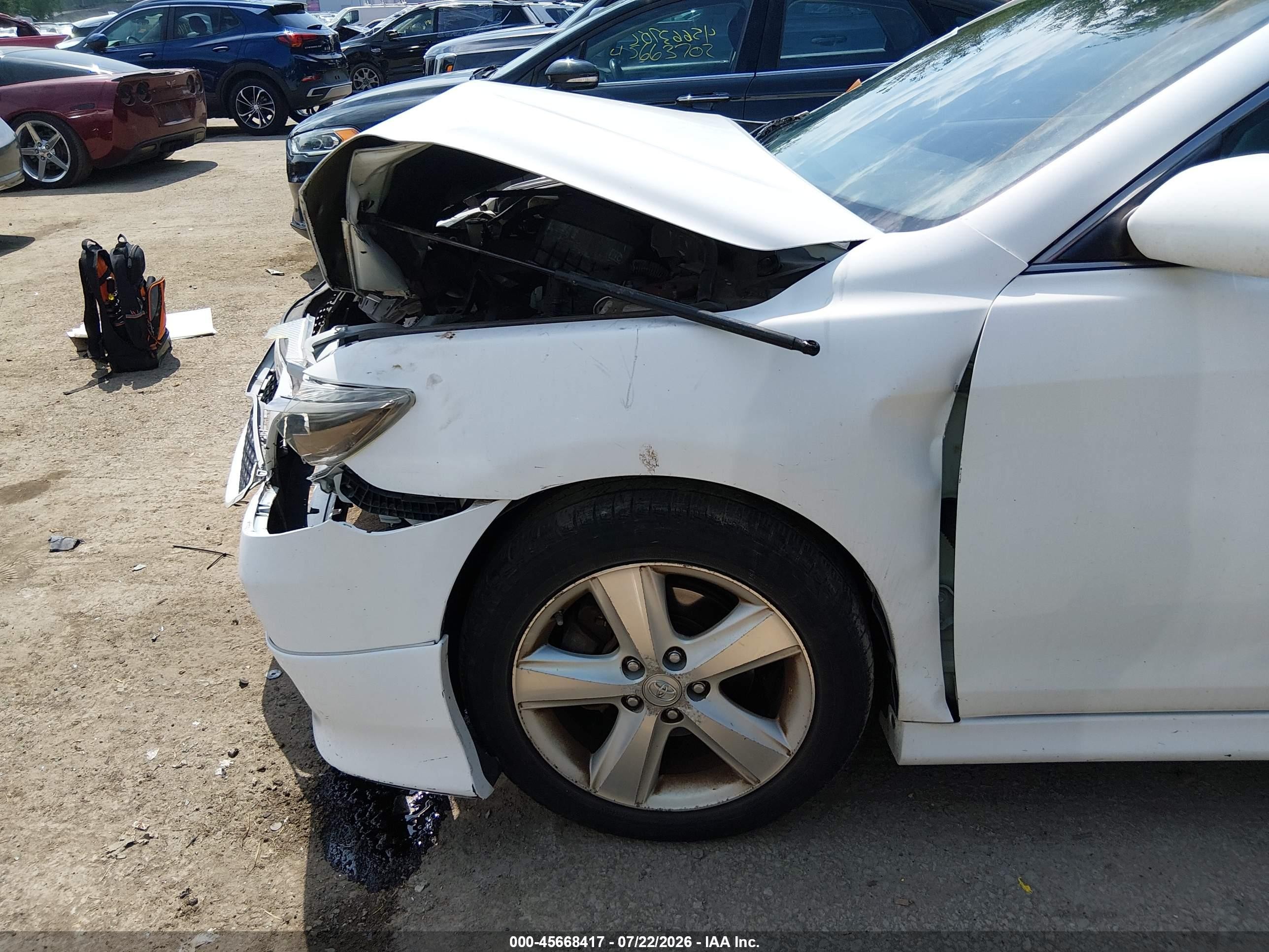2011 Toyota Camry Se White vin: 4T1BF3EK6BU649845