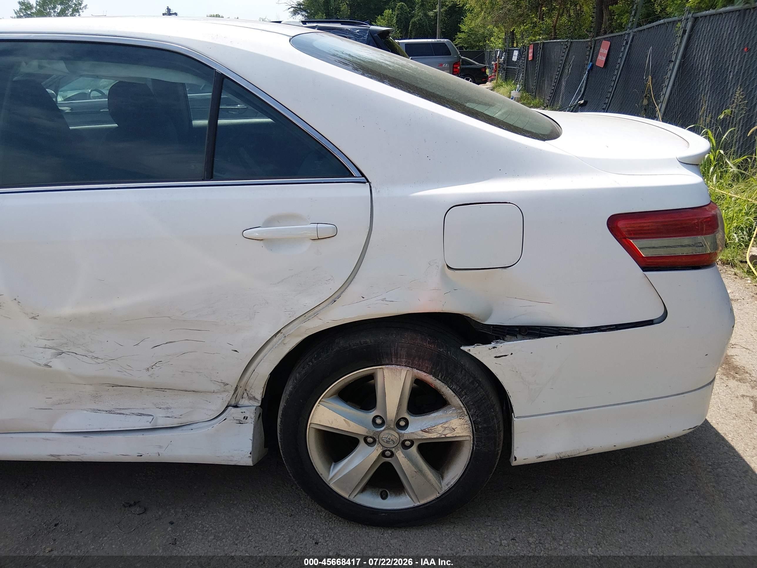 2011 Toyota Camry Se White vin: 4T1BF3EK6BU649845