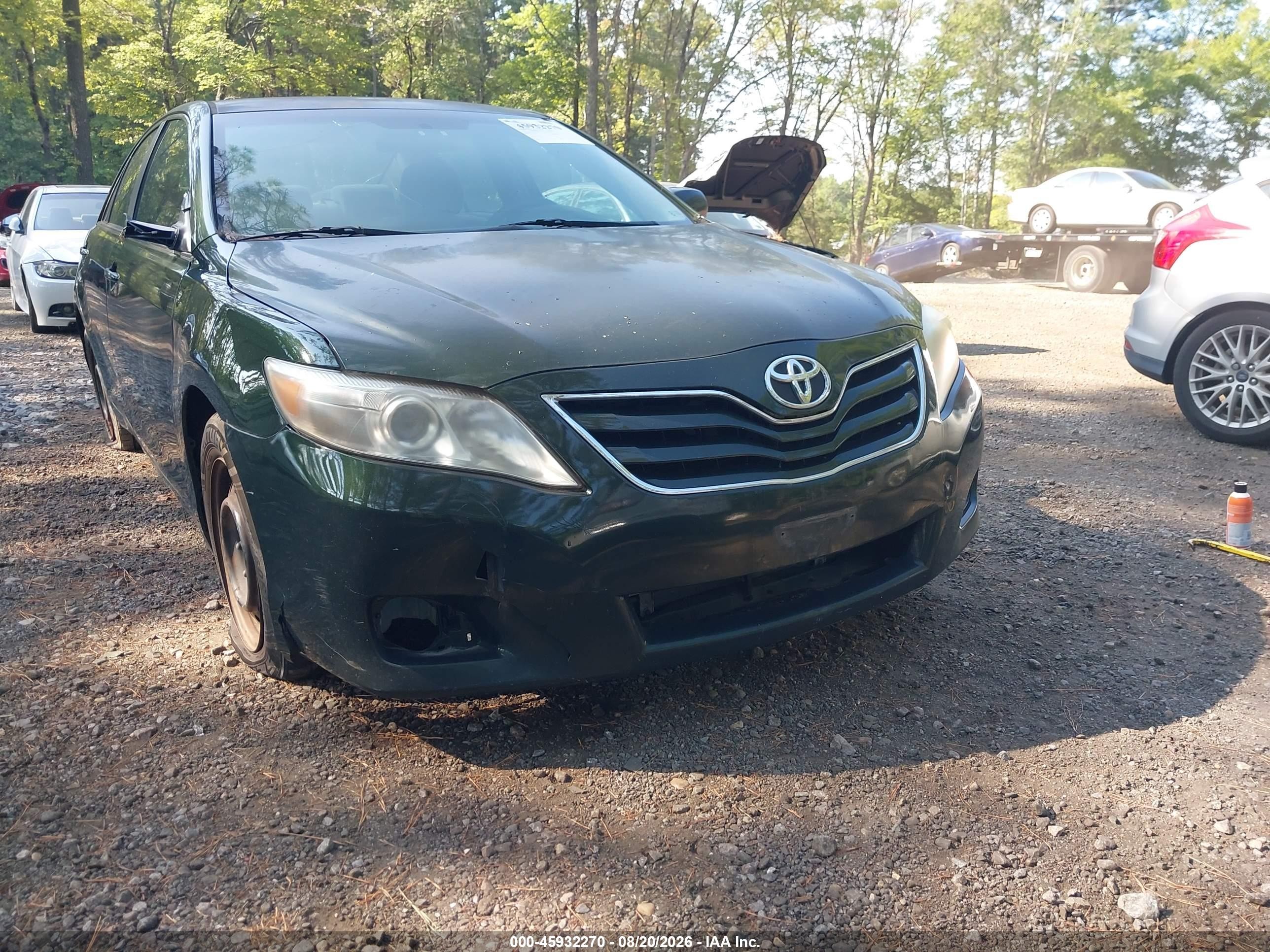 2011 Toyota Camry Le Green vin: 4T1BF3EK6BU652230