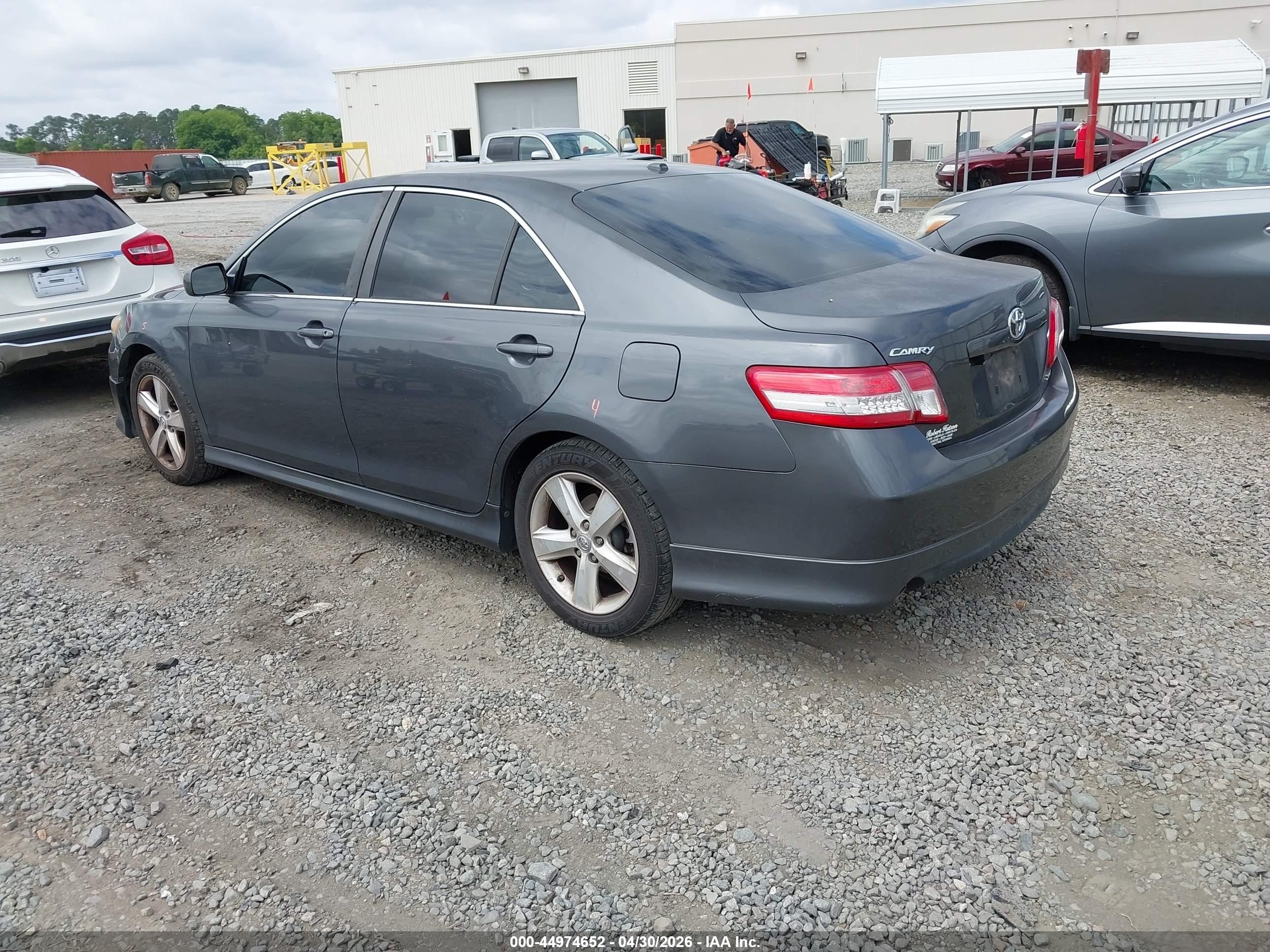 2011 Toyota Camry Se Gray vin: 4T1BF3EK6BU668864