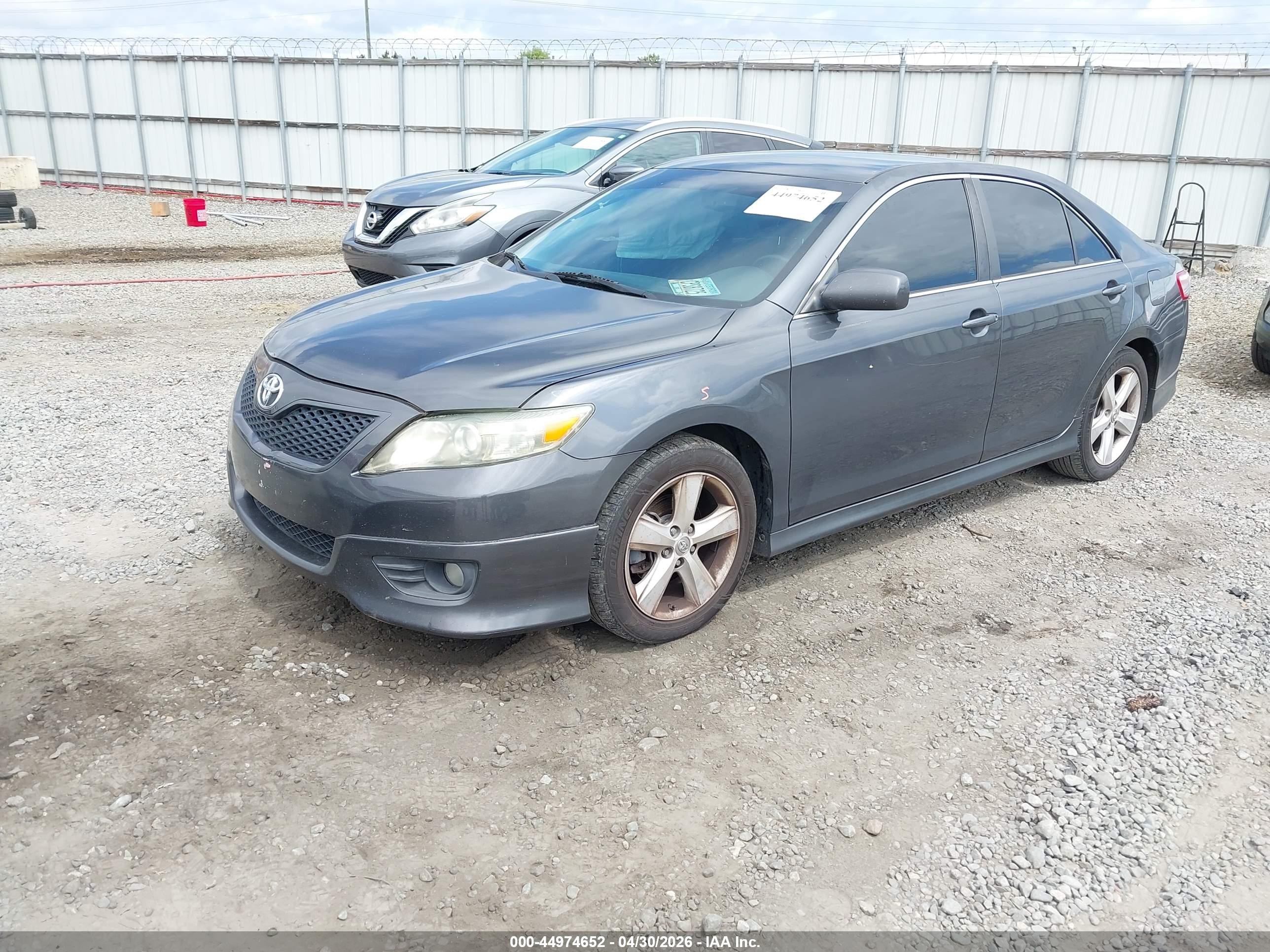 2011 Toyota Camry Se Gray vin: 4T1BF3EK6BU668864