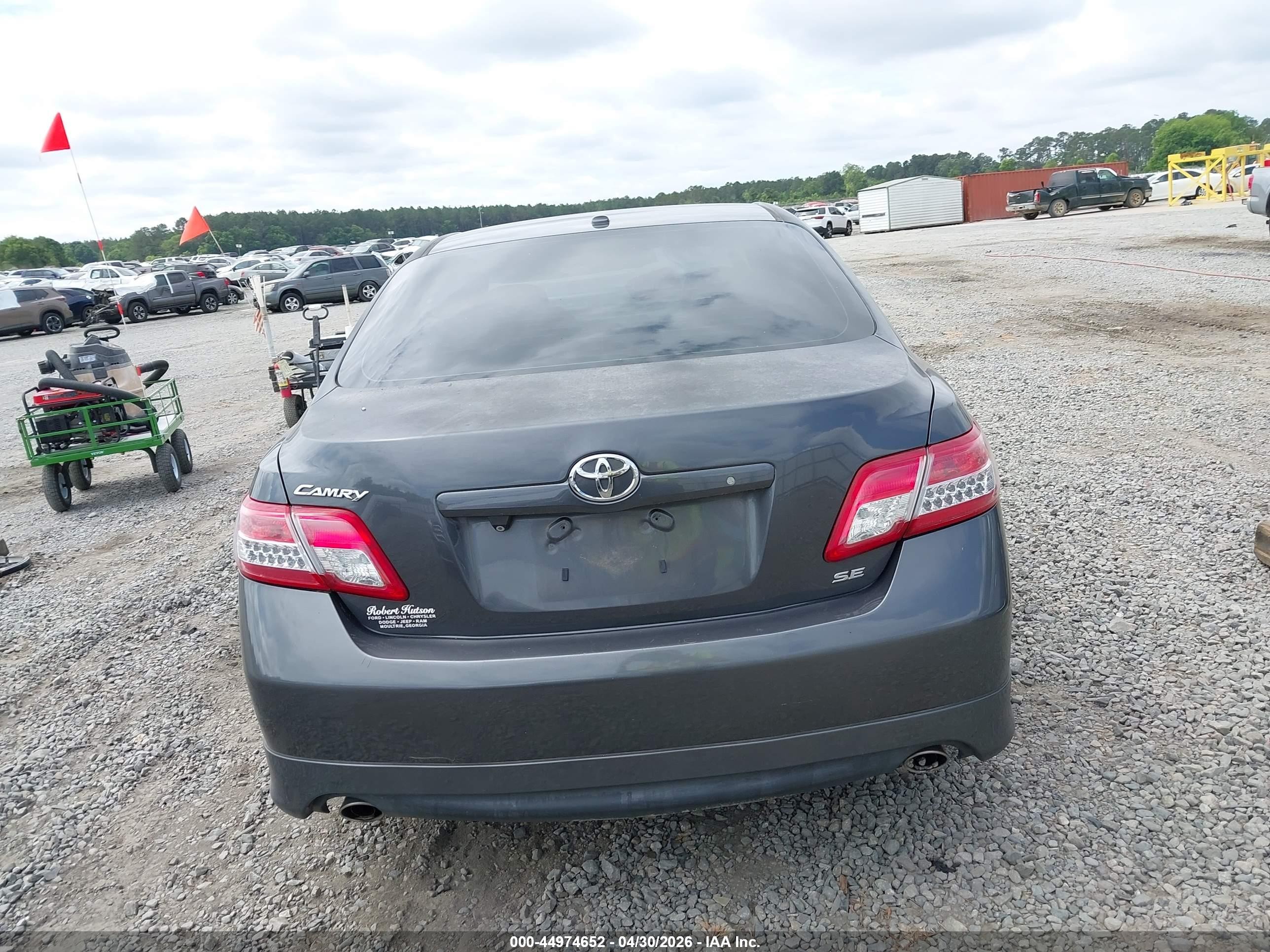 2011 Toyota Camry Se Gray vin: 4T1BF3EK6BU668864