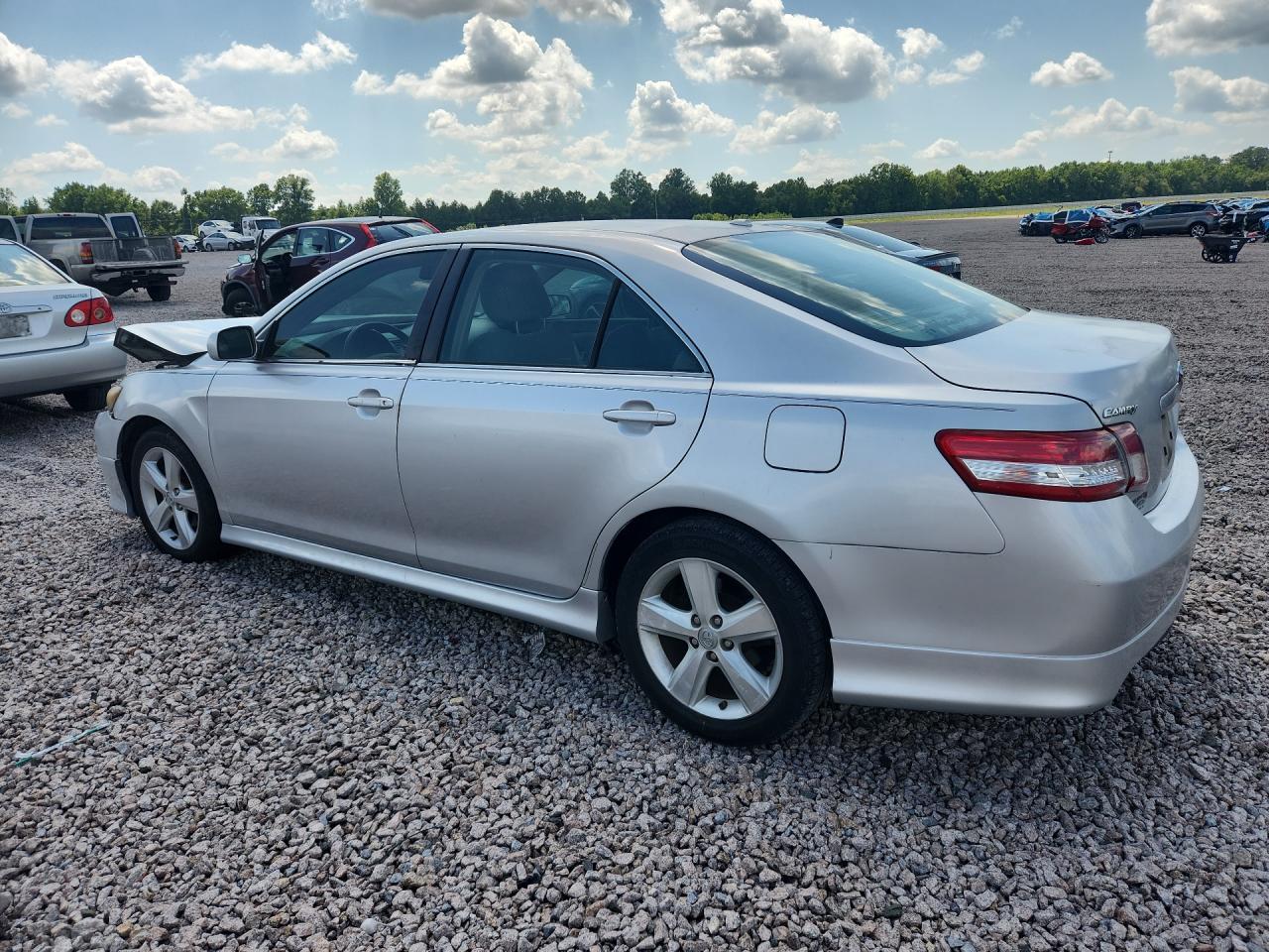 2011 Toyota Camry Se Silver vin: 4T1BF3EK6BU714693