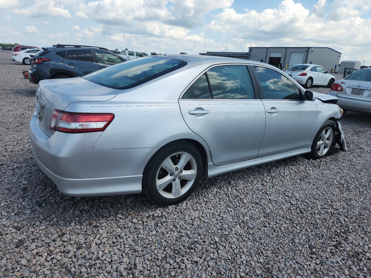 2011 Toyota Camry Se Silver vin: 4T1BF3EK6BU714693