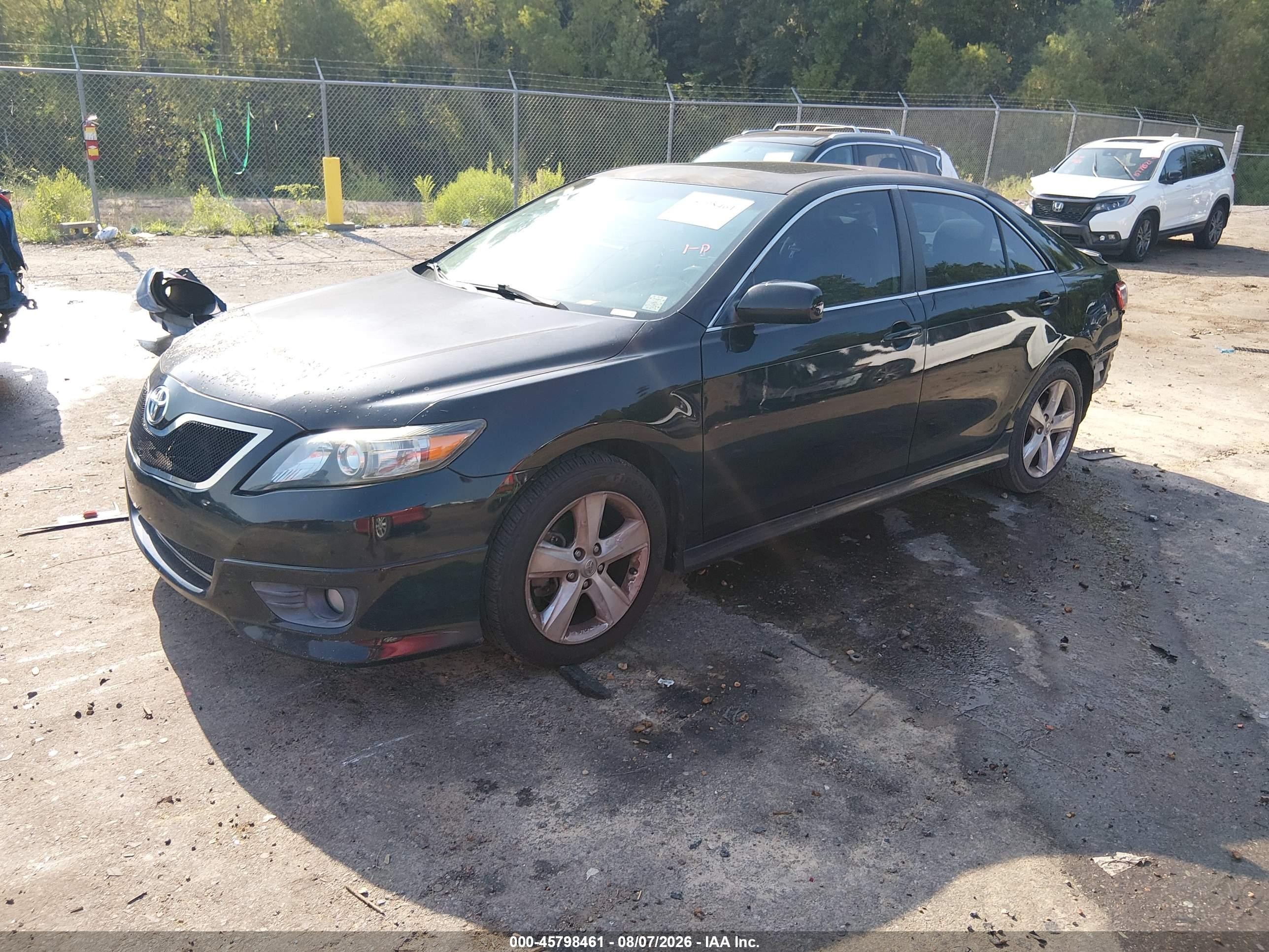 2011 Toyota Camry Se Черный vin: 4T1BF3EK6BU728898