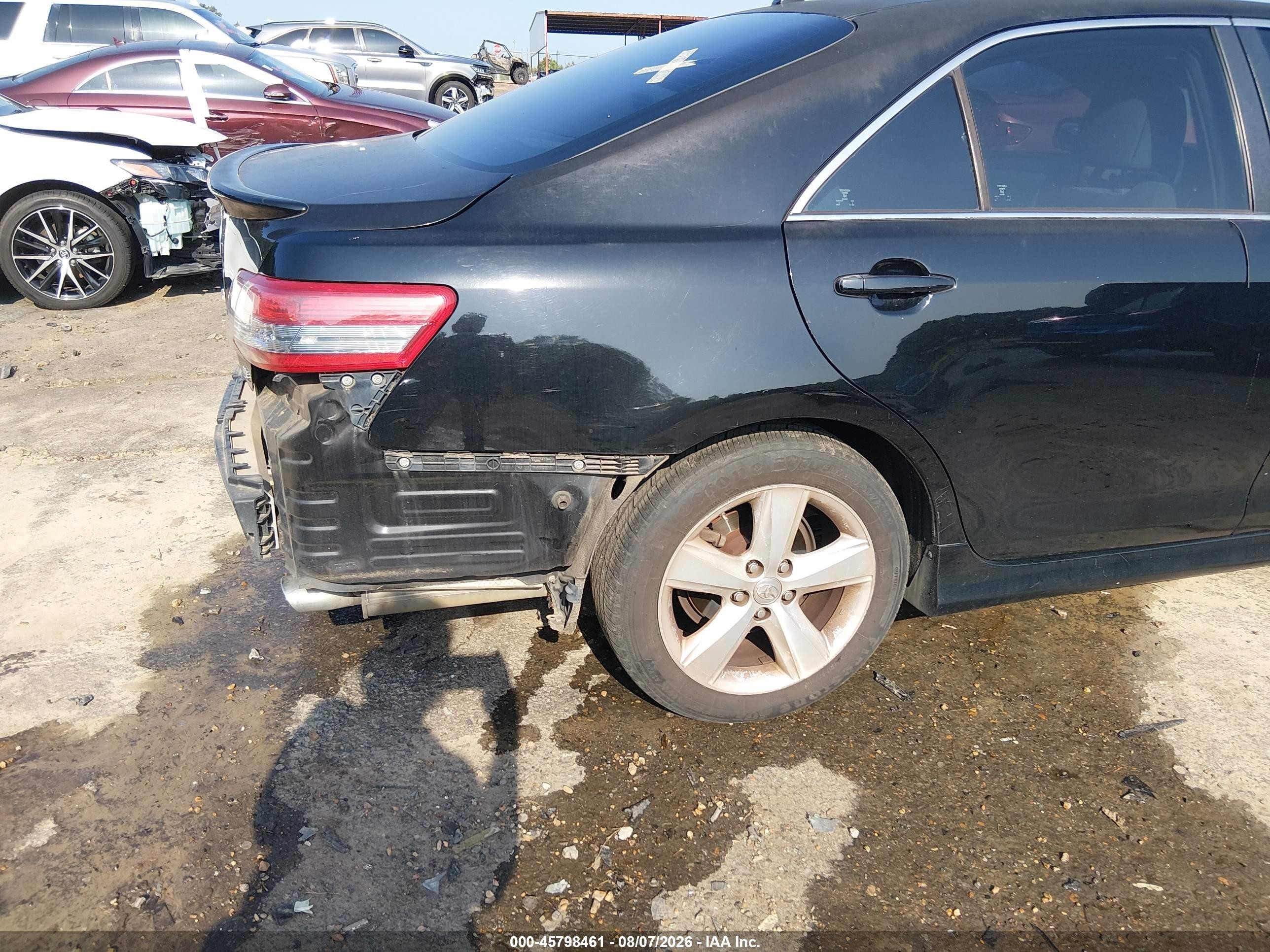 2011 Toyota Camry Se Черный vin: 4T1BF3EK6BU728898