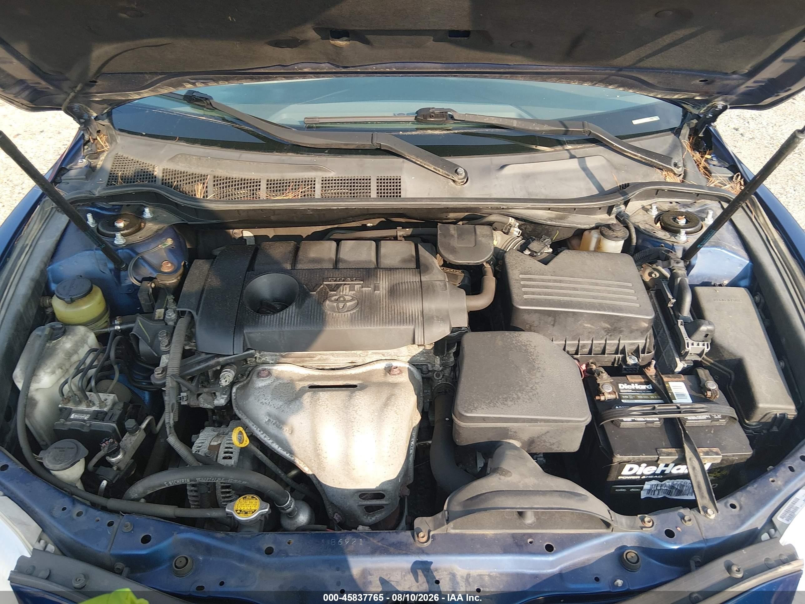 2011 Toyota Camry Le Blue vin: 4T1BF3EK6BU735057