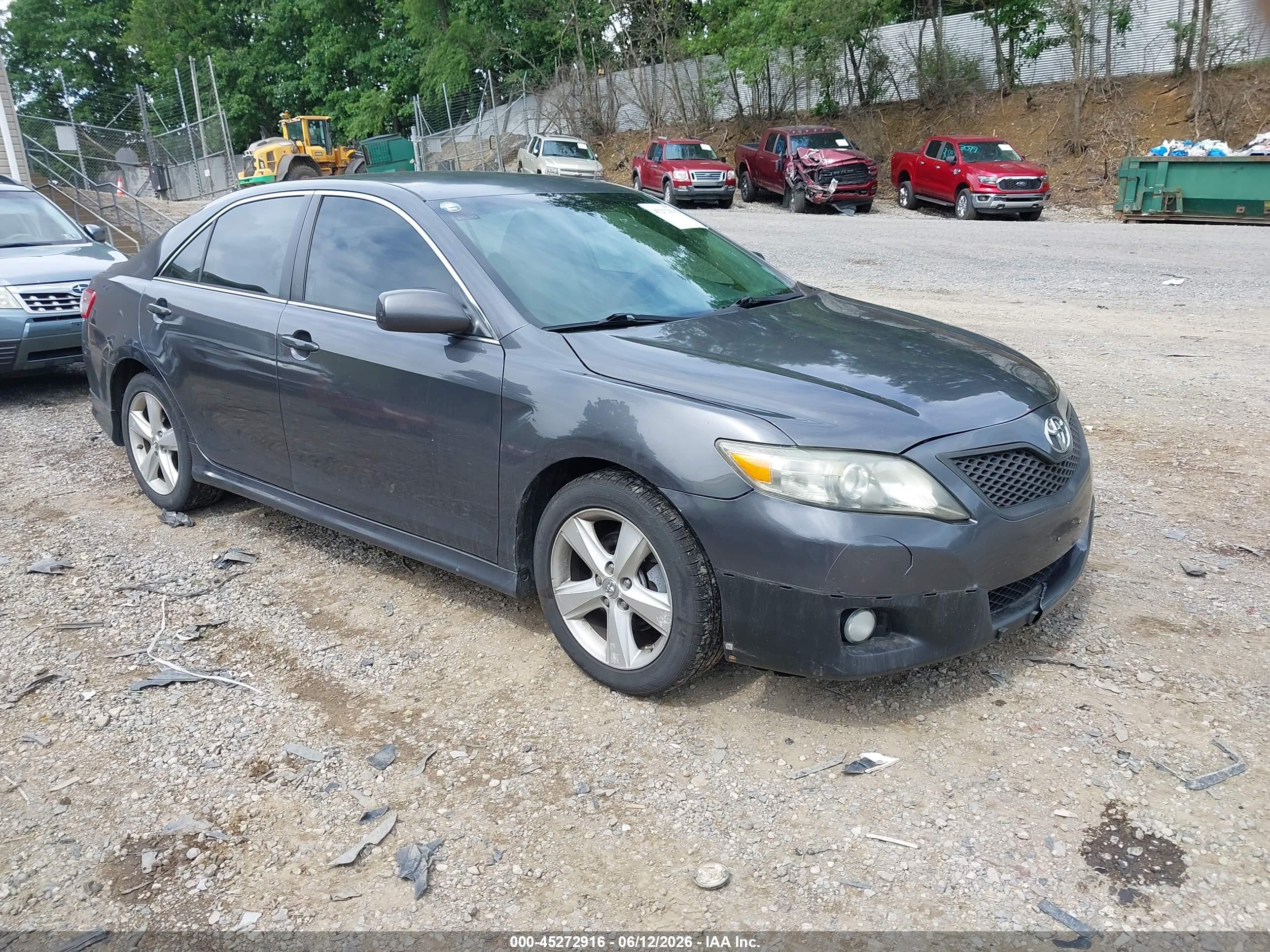 2011 Toyota Camry Se Gray vin: 4T1BF3EK6BU745202