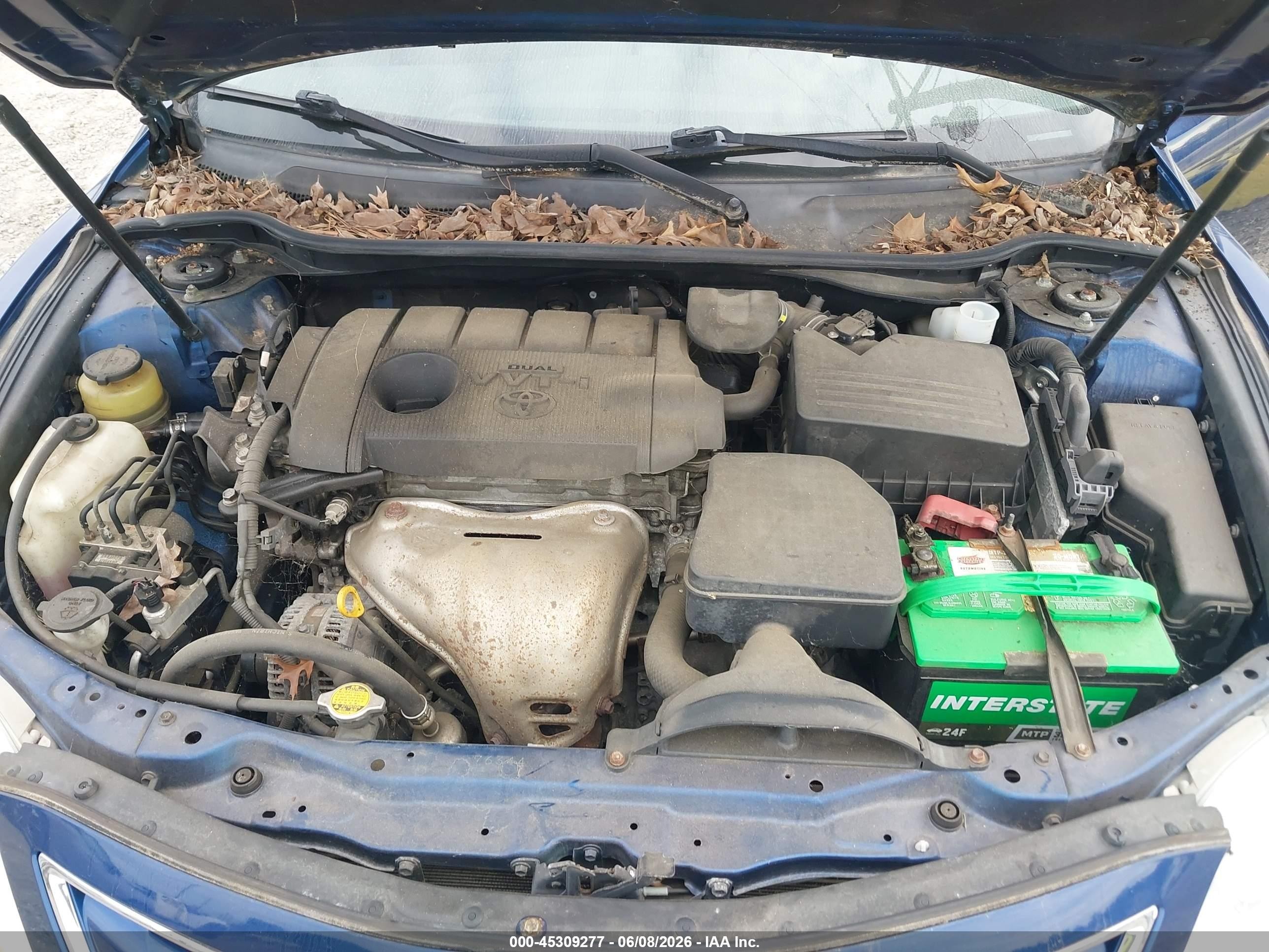 2011 Toyota Camry Le Blue vin: 4T1BF3EK6BU761819