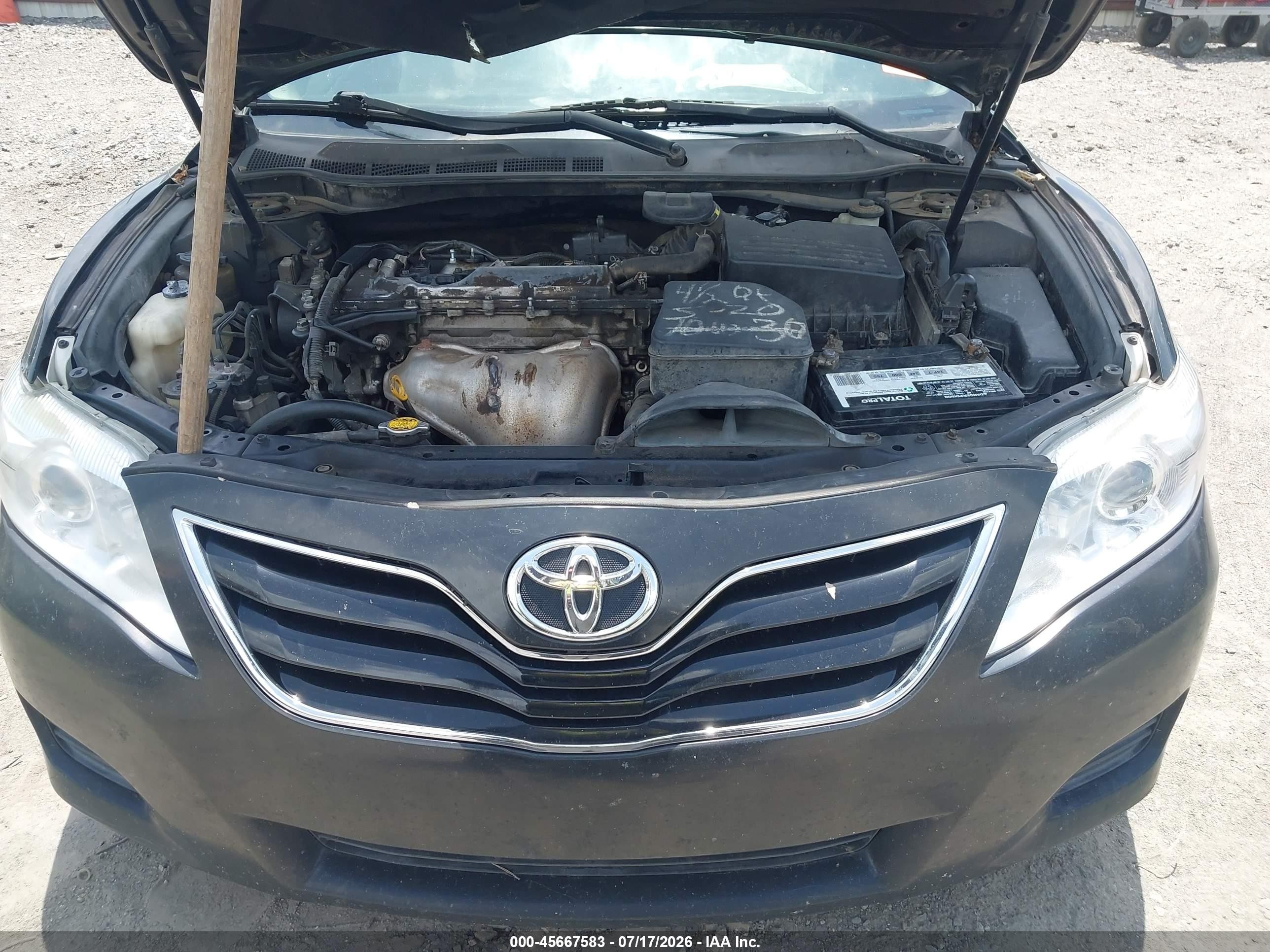 2011 Toyota Camry Le Black vin: 4T1BF3EK6BU765255