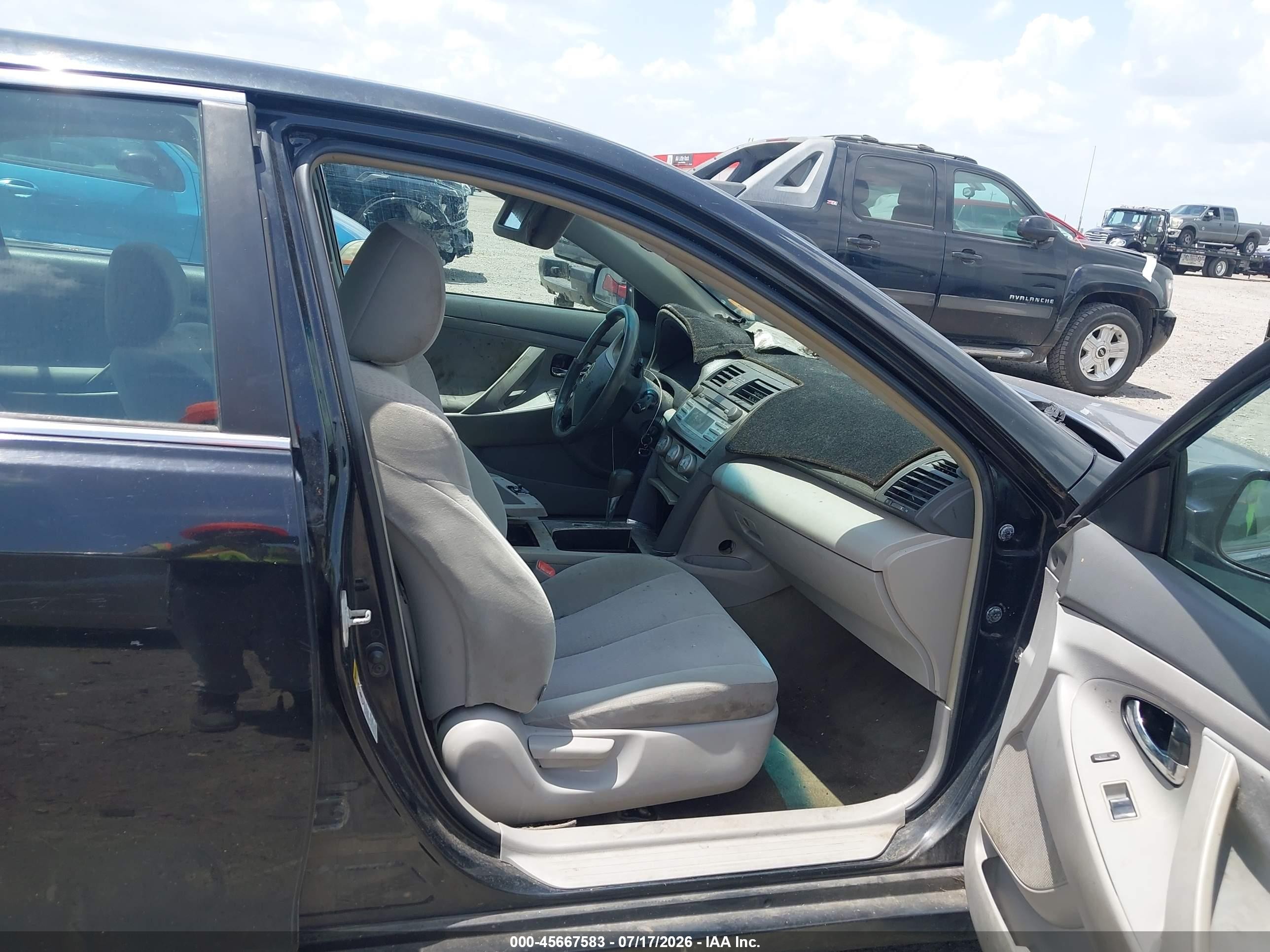 2011 Toyota Camry Le Black vin: 4T1BF3EK6BU765255