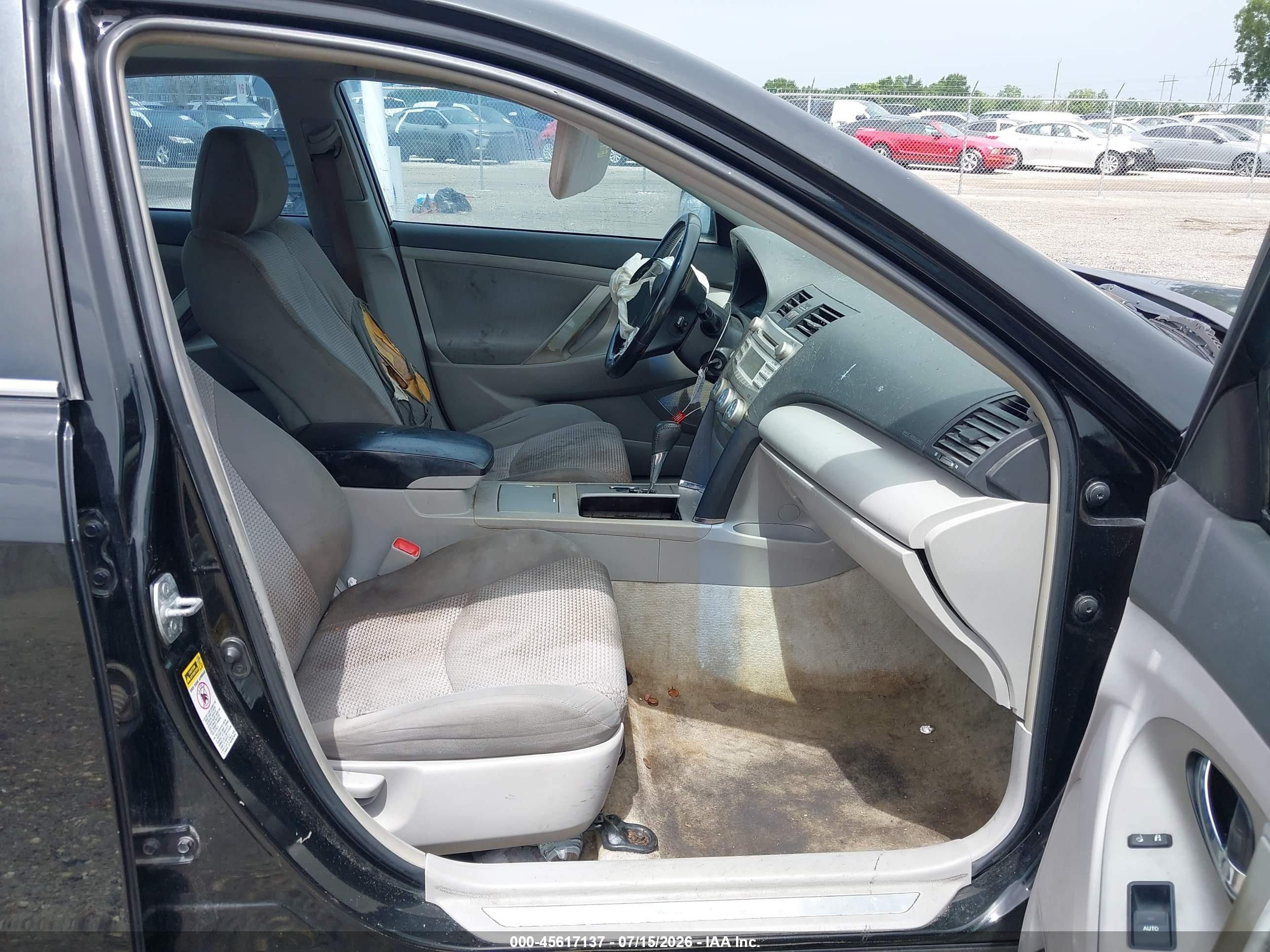 2010 Toyota Camry Se Black vin: 4T1BF3EK7AU006449