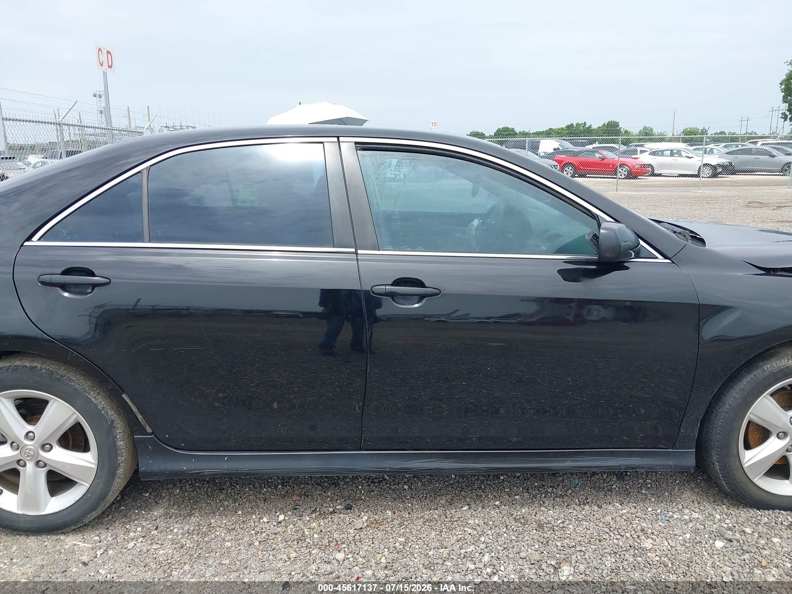 2010 Toyota Camry Se Black vin: 4T1BF3EK7AU006449