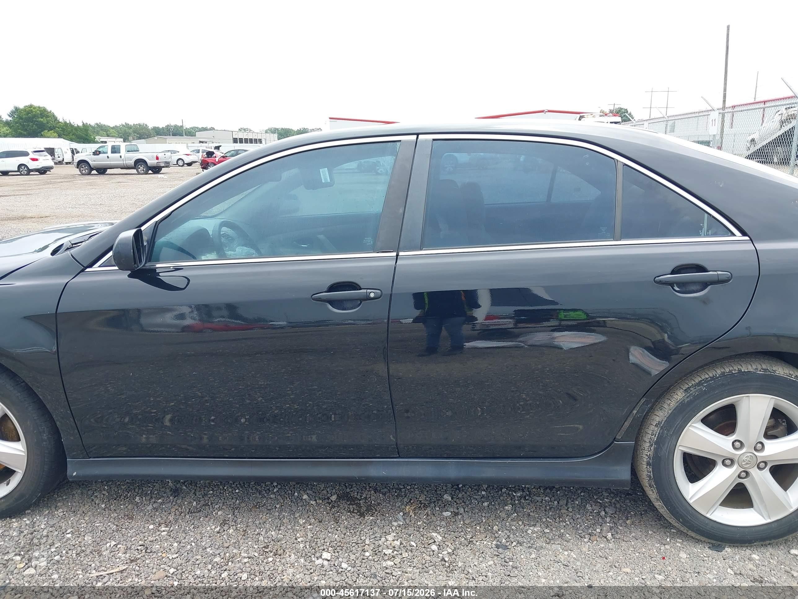 2010 Toyota Camry Se Black vin: 4T1BF3EK7AU006449