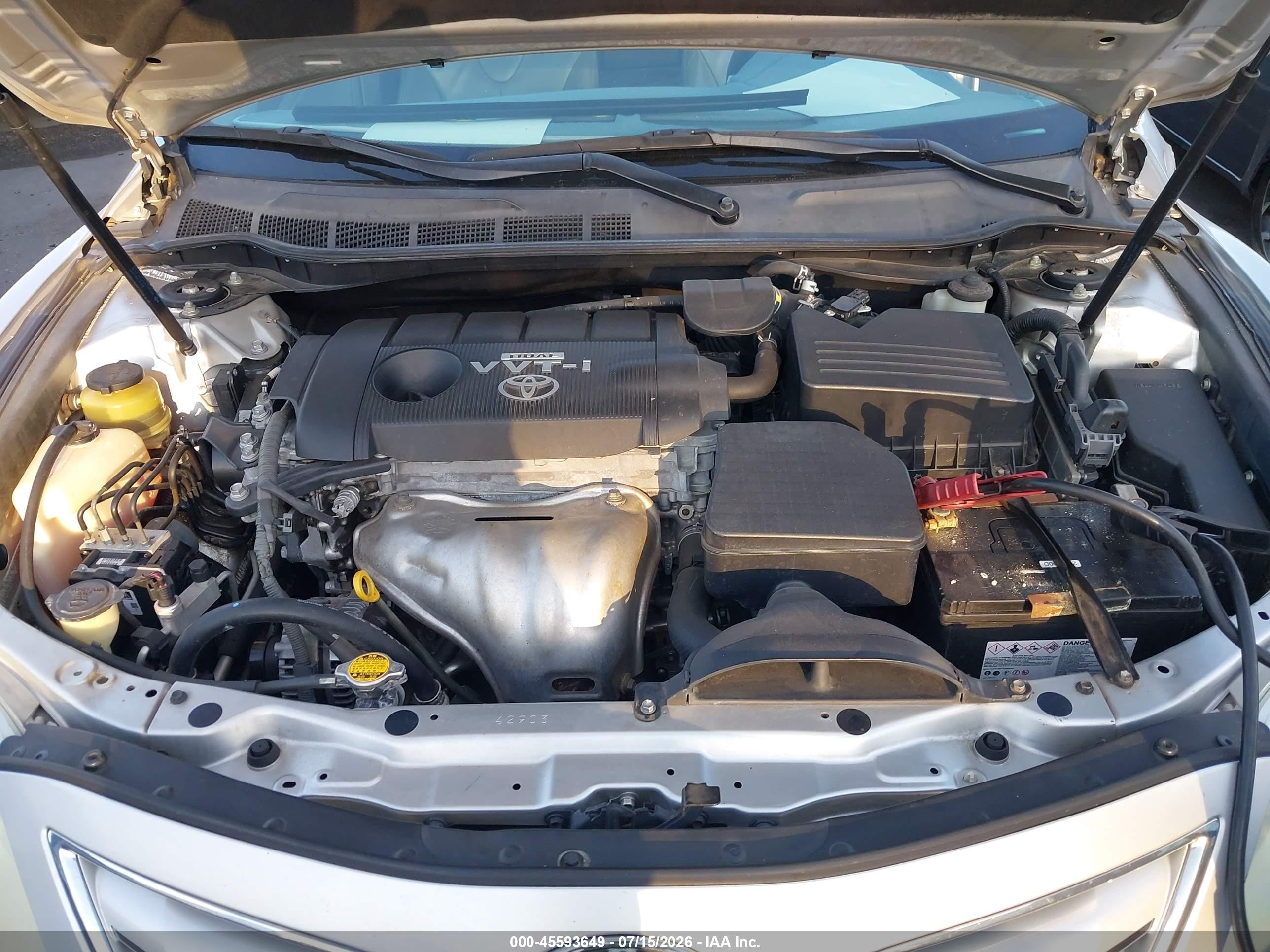 2010 Toyota Camry Xle Silver vin: 4T1BF3EK7AU009478