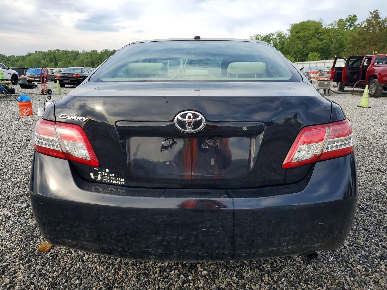 2010 Toyota Camry Base Black vin: 4T1BF3EK7AU034672