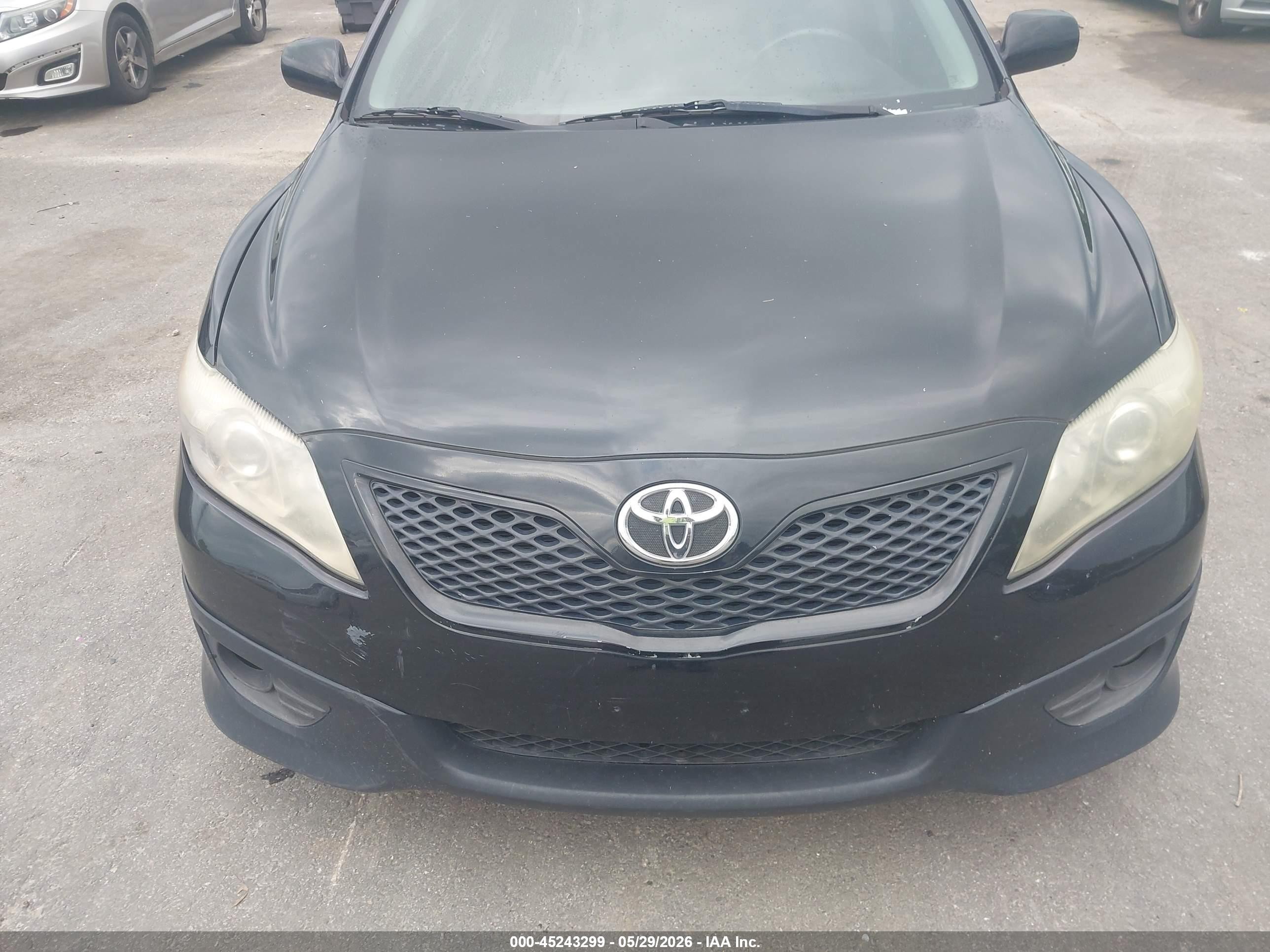 2010 Toyota Camry Se Черный vin: 4T1BF3EK7AU039953