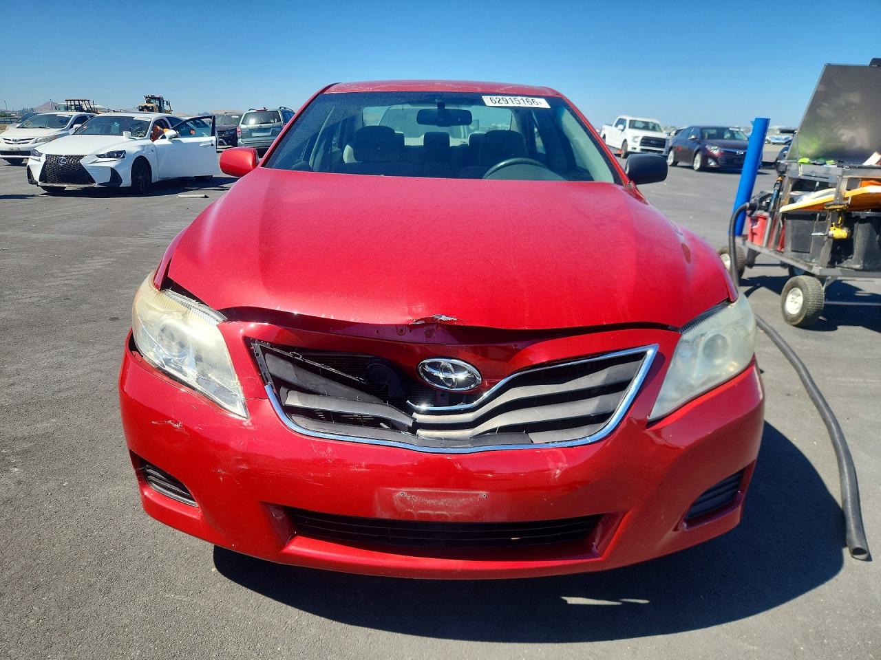 2010 Toyota Camry Le Red vin: 4T1BF3EK7AU050435